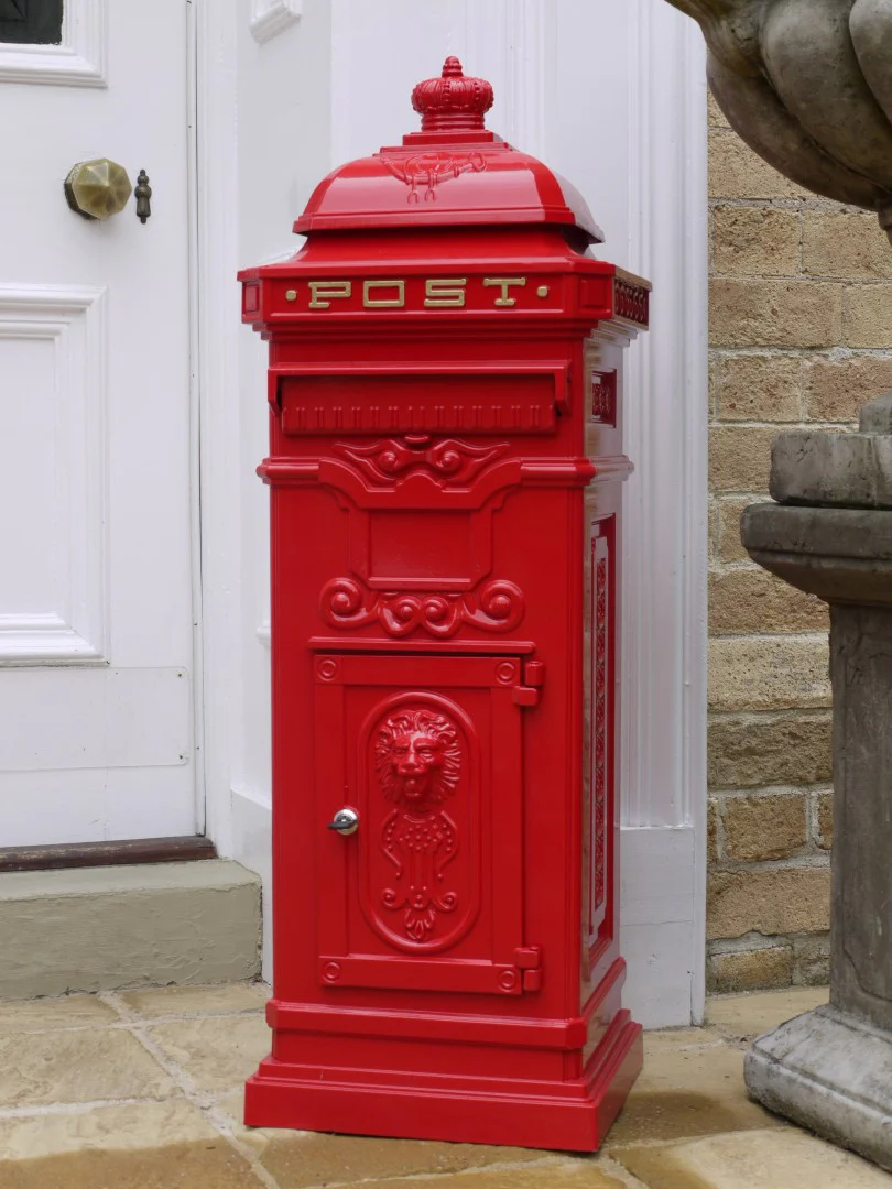 Aluminium Mail Box Red - Back In Stock