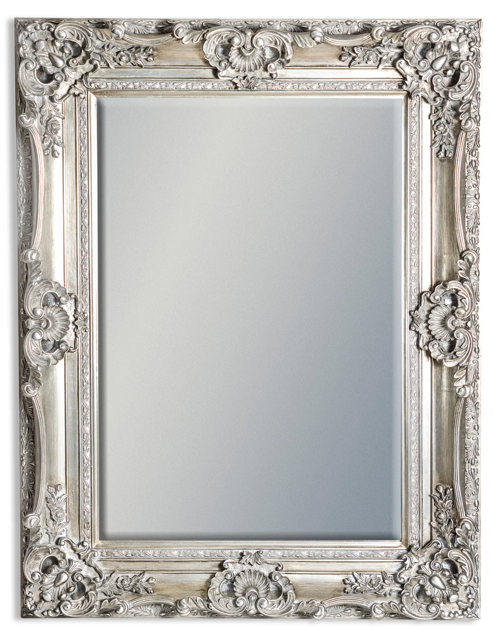 Antique Silver Small Regal Mirror
