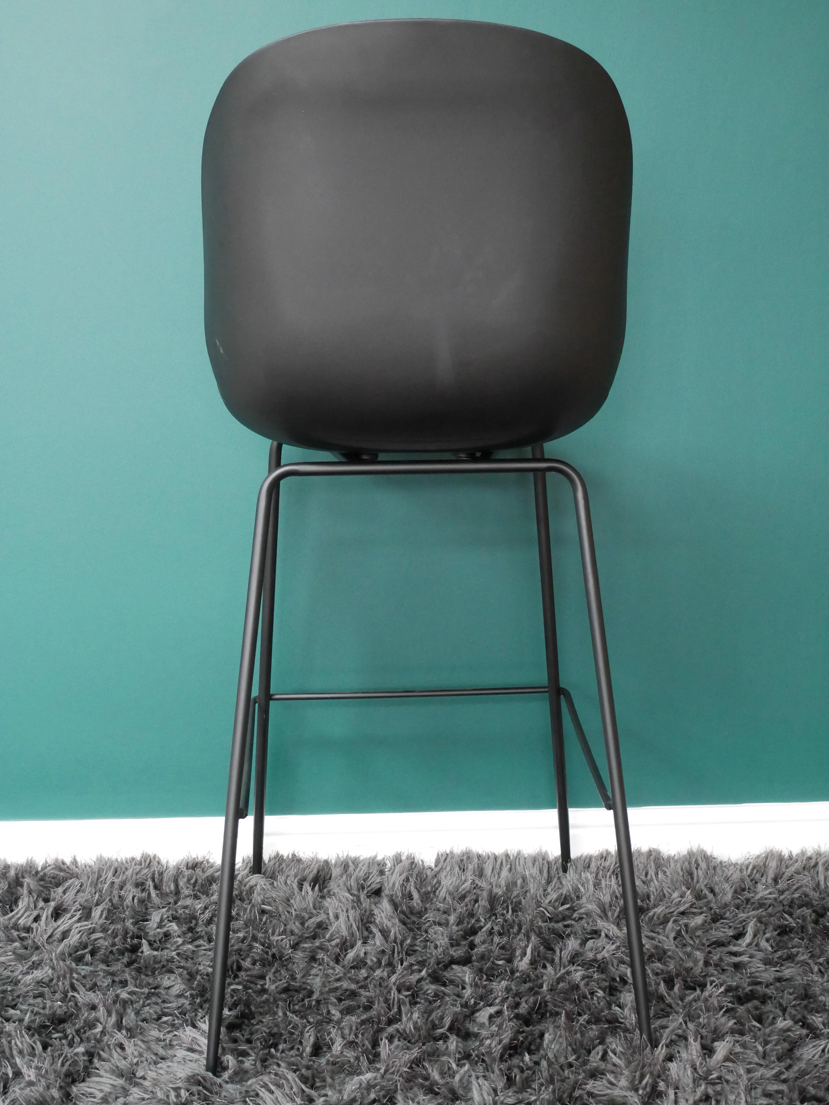 Bar Stool Grey Padded - Image 7