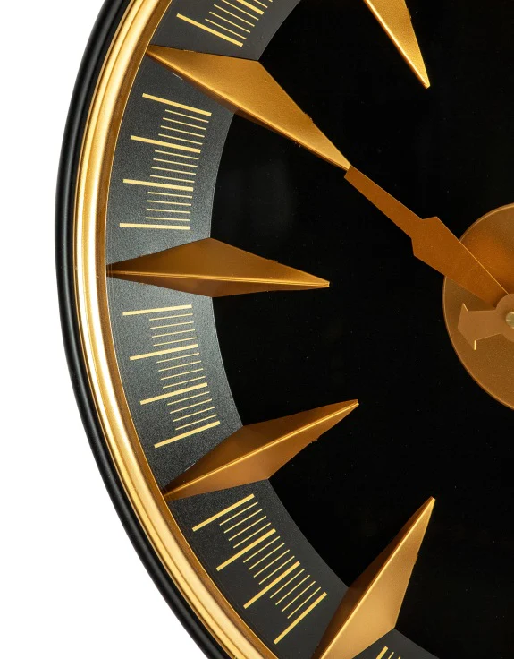 Black & Gold California Wall Clock - Image 2