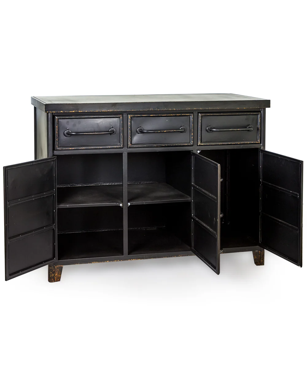 Black Metal "Verne" Drawer Cabinet - Image 2