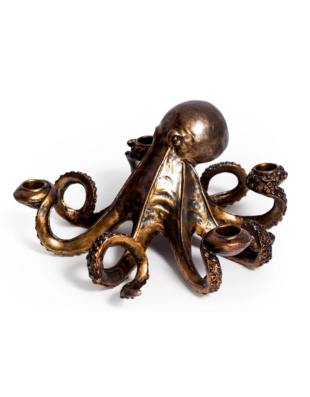 Bronze Octopus Candle Stick - Image 2