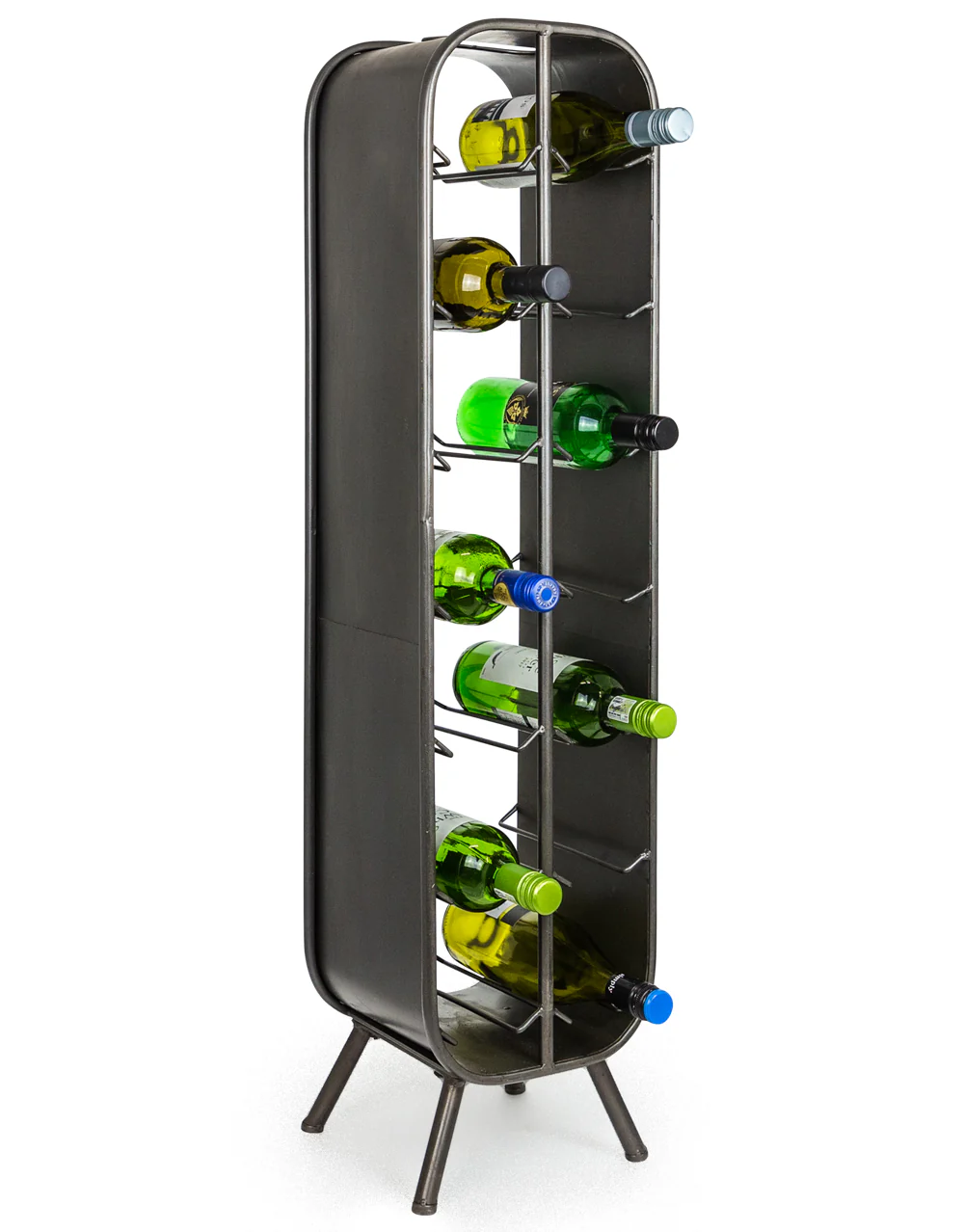 Camden Metal Industrial Large 14 Bottle Wine Rack - Image 2