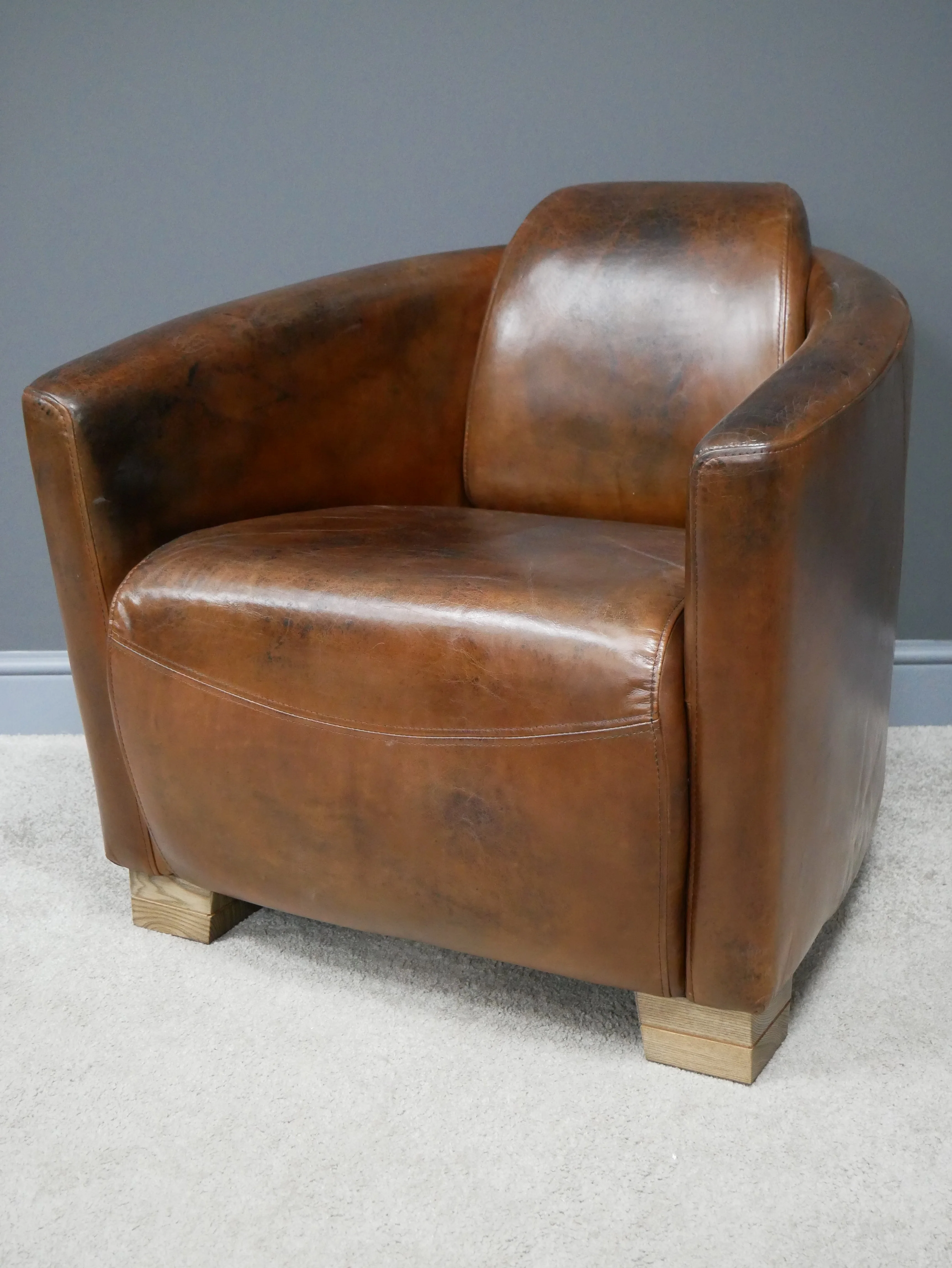 Leather Cigar Chair- Back In Stock - Image 4