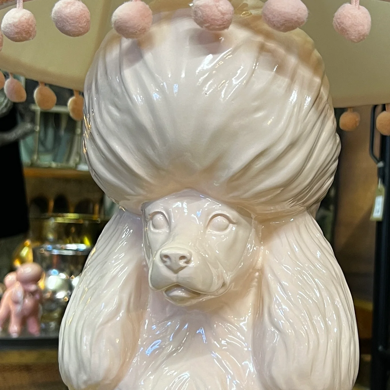 Pink Poodle Table Lamp - Image 2