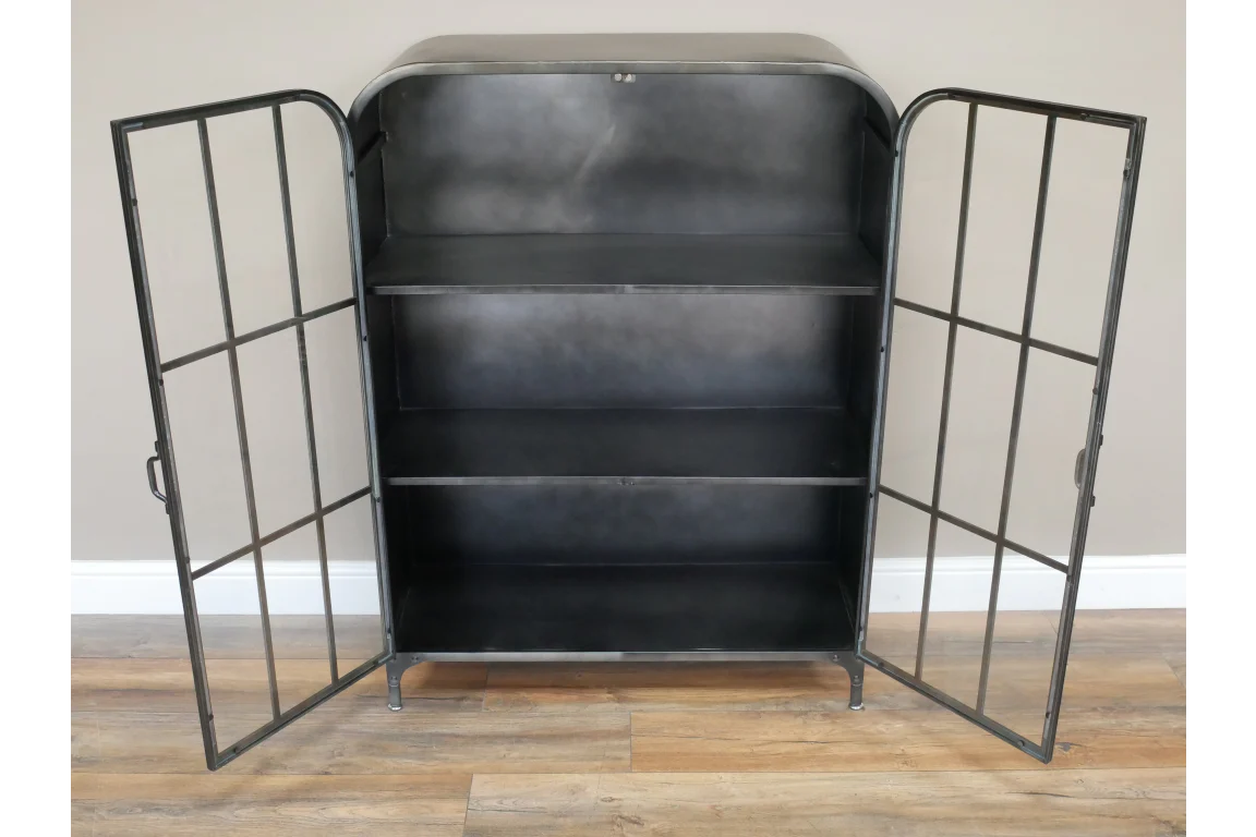 Display Cabinet Glass & Metal Curve - Image 5