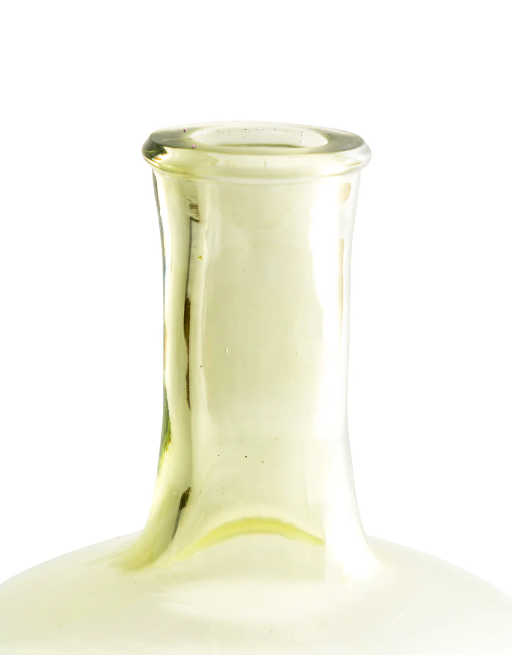 Extra Large Green Glass Bottle / Vase - Image 2
