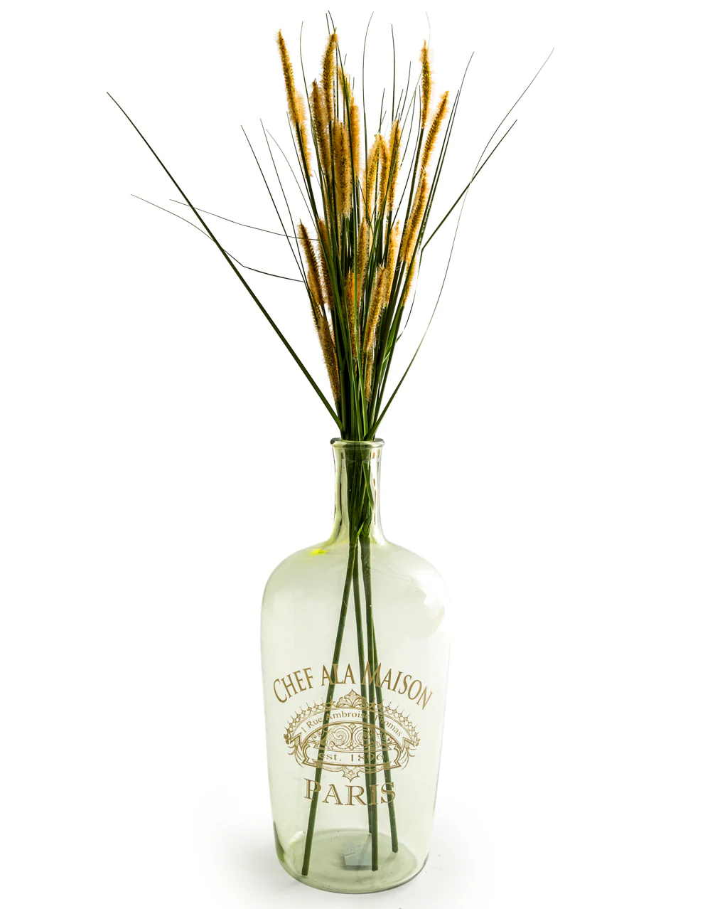 Extra Large Green Glass Bottle / Vase - Image 3