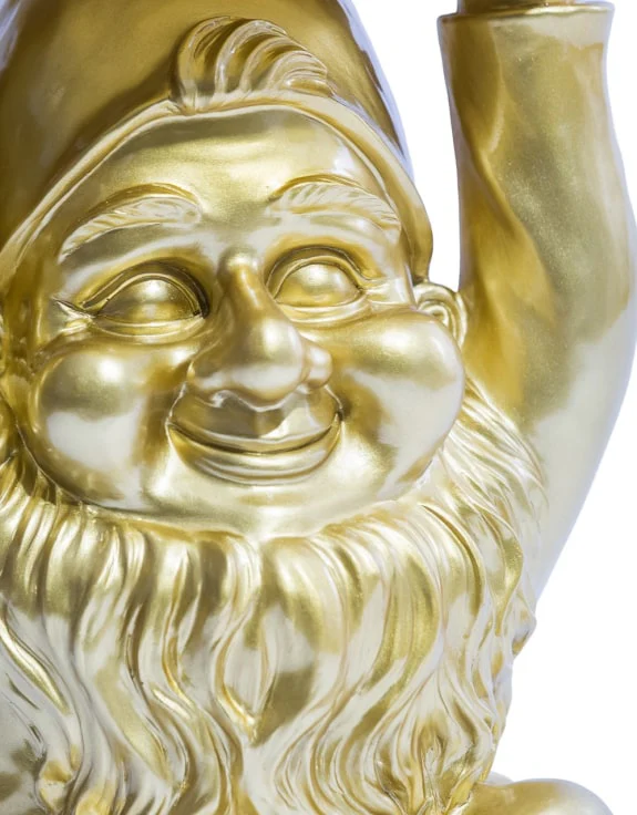 Gold Gnome "Trunk Slice" Side Table - Image 2