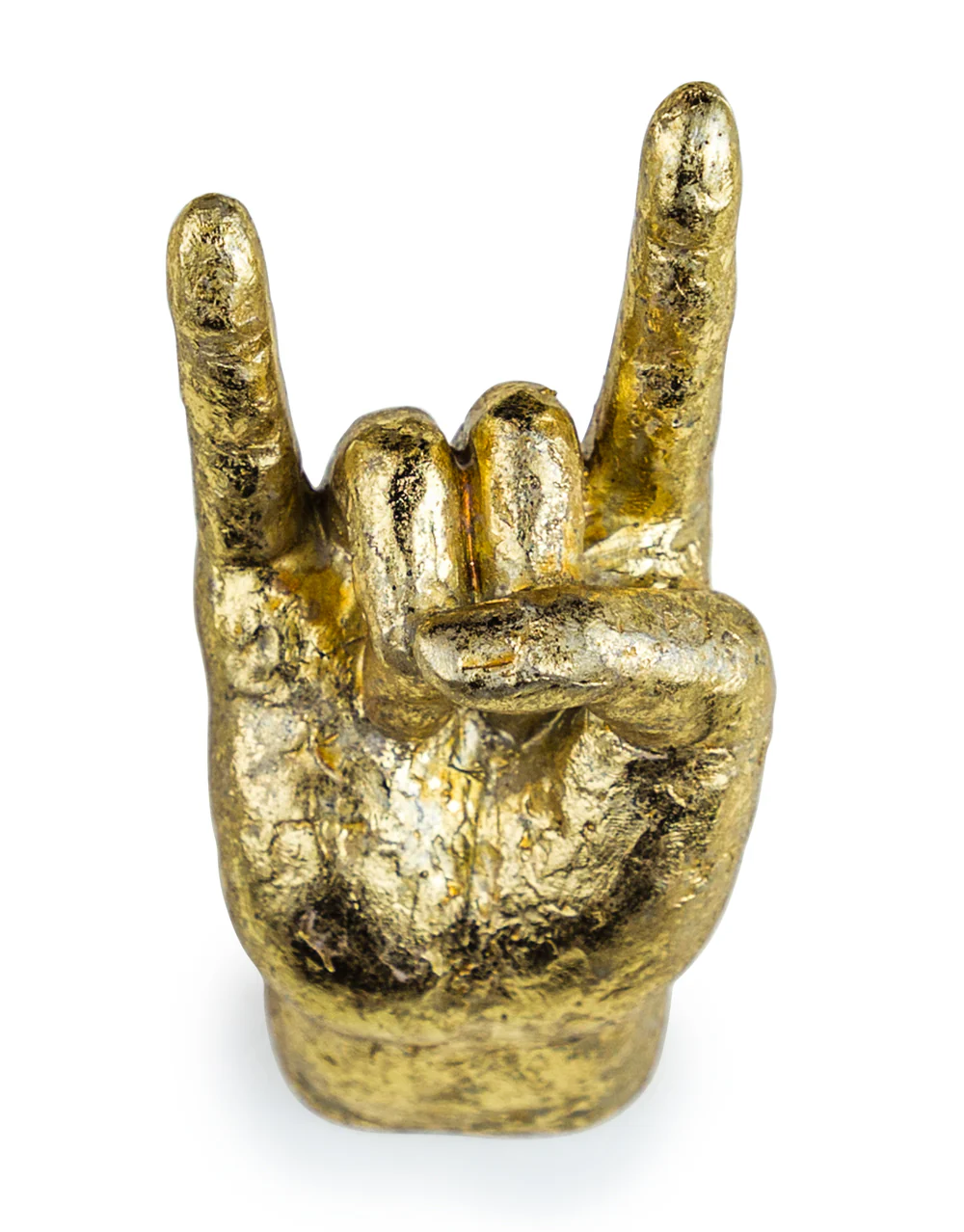 Gold Set of 4 Rock On Wall Hands - Image 4