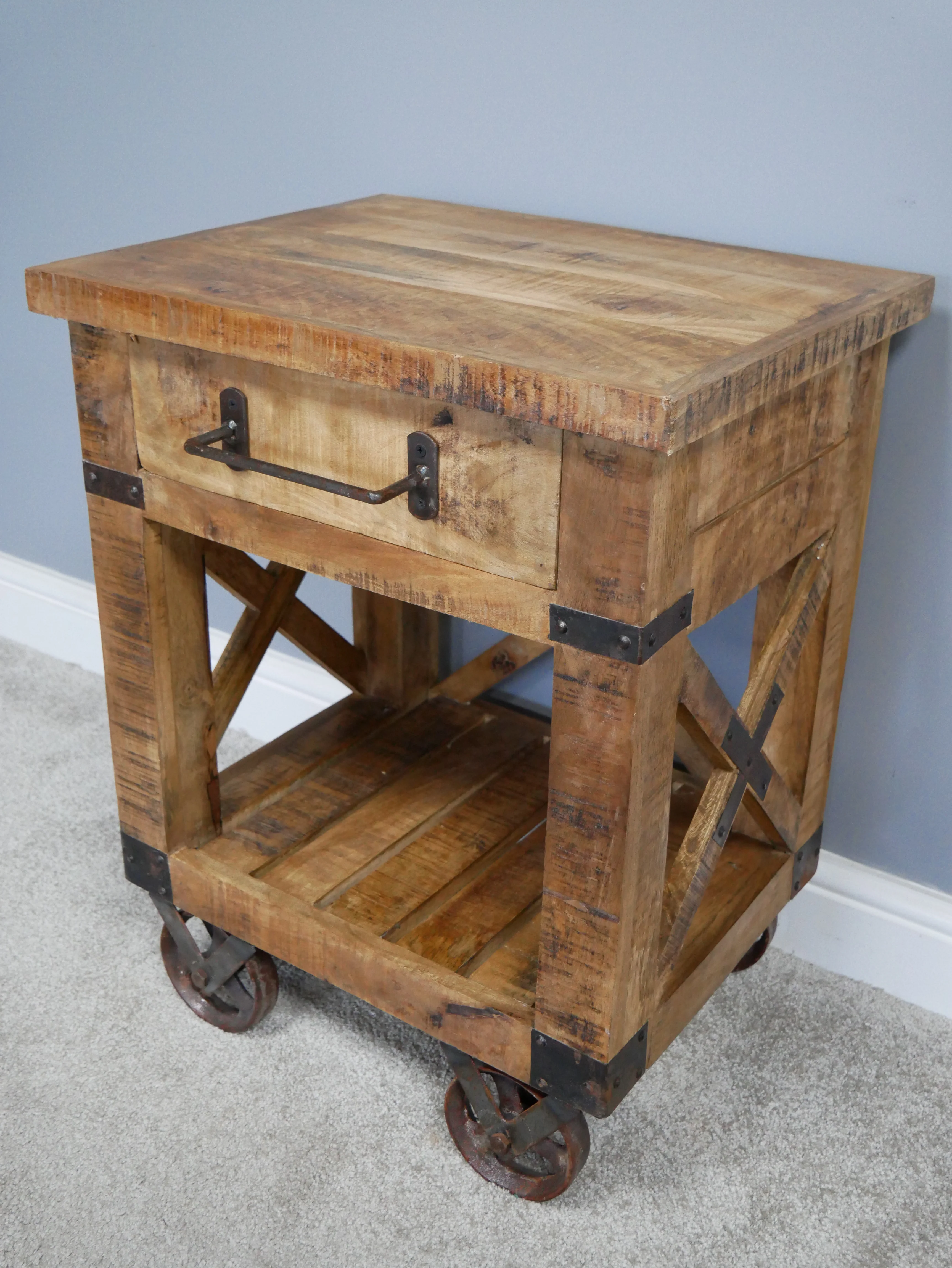 Industrial Bedside Cabinet - Image 2