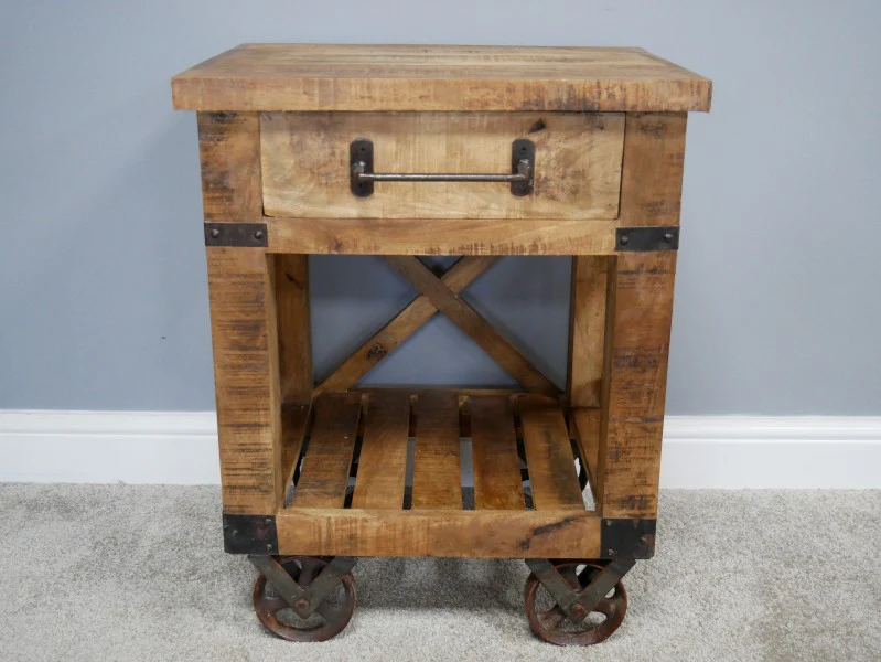 Industrial Bedside Cabinet - Image 4