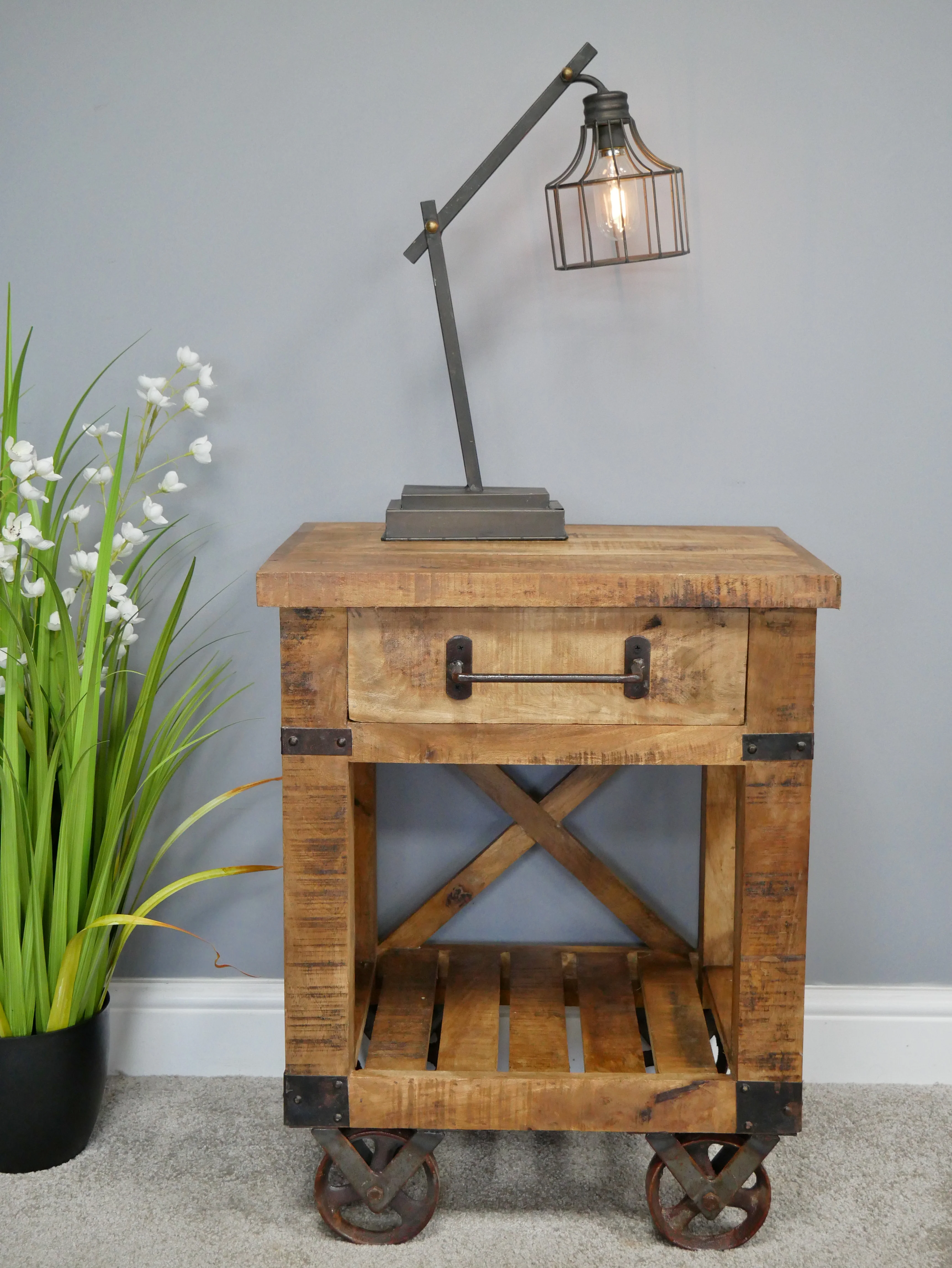 Industrial Bedside Cabinet - Image 5