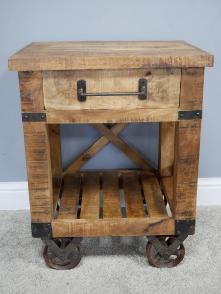 Industrial Bedside Cabinet - Image 6