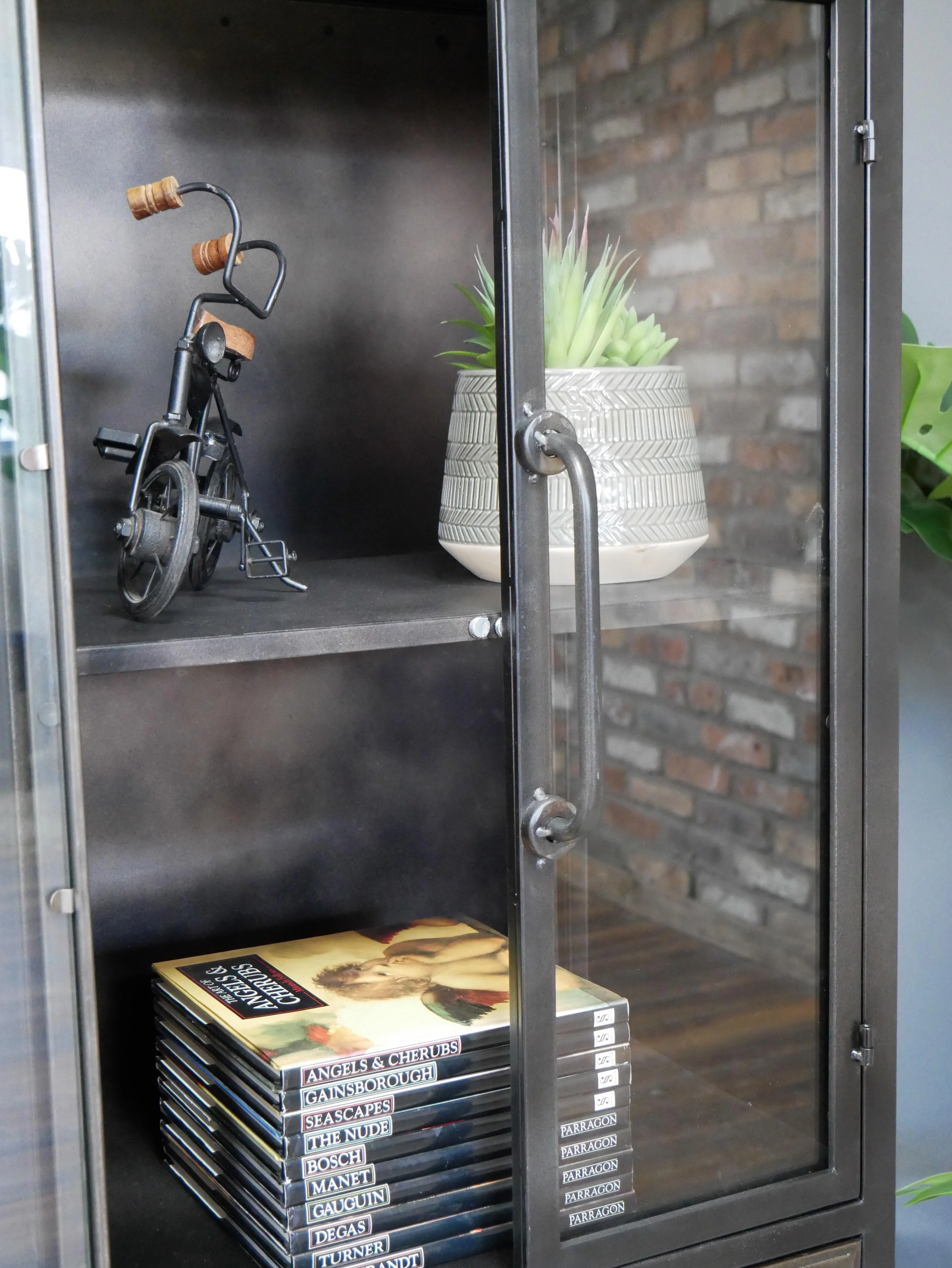 Industrial Cabinet with Glass Doors - Image 4