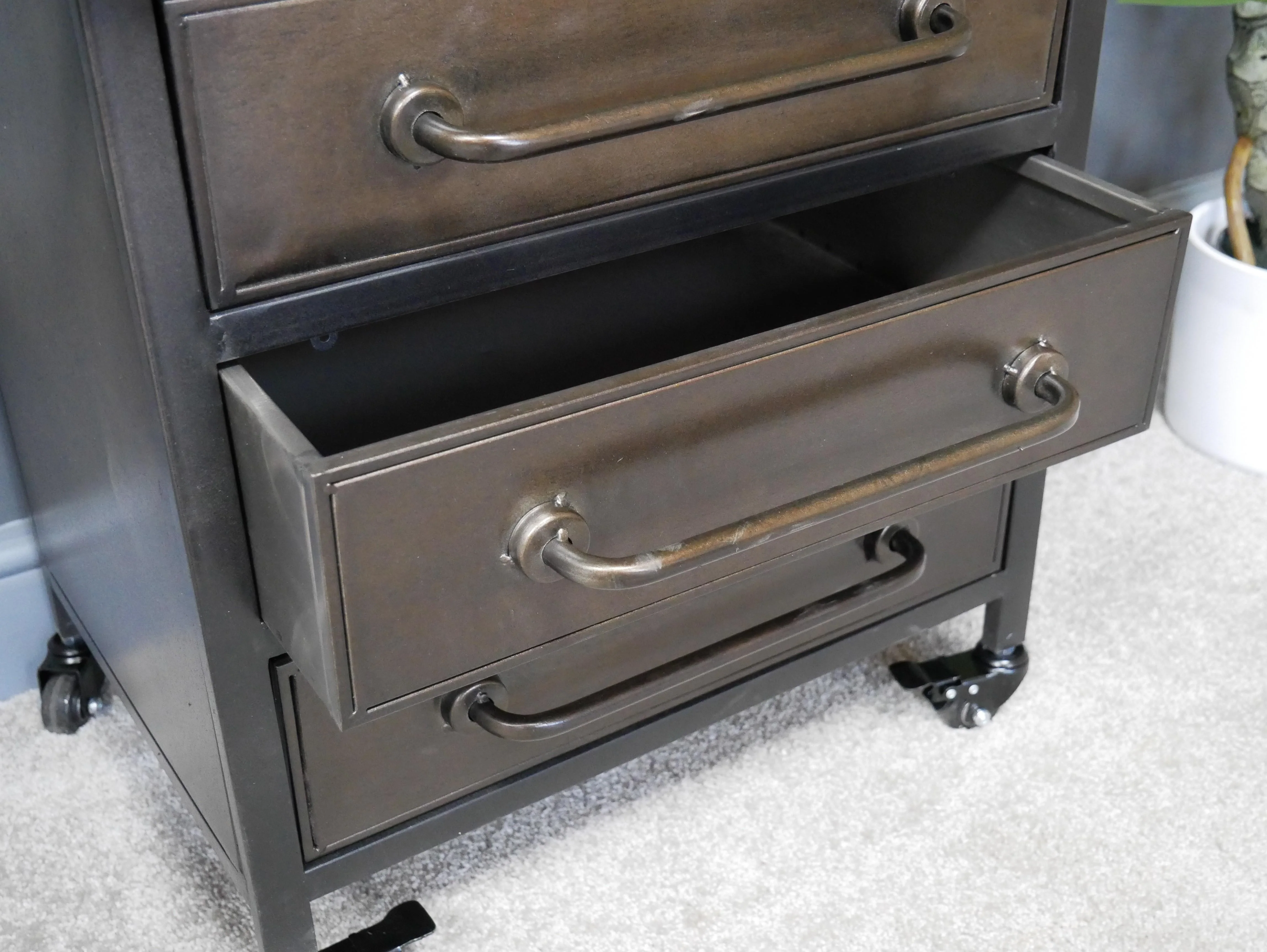 Industrial Cabinet with Glass Doors - Image 5