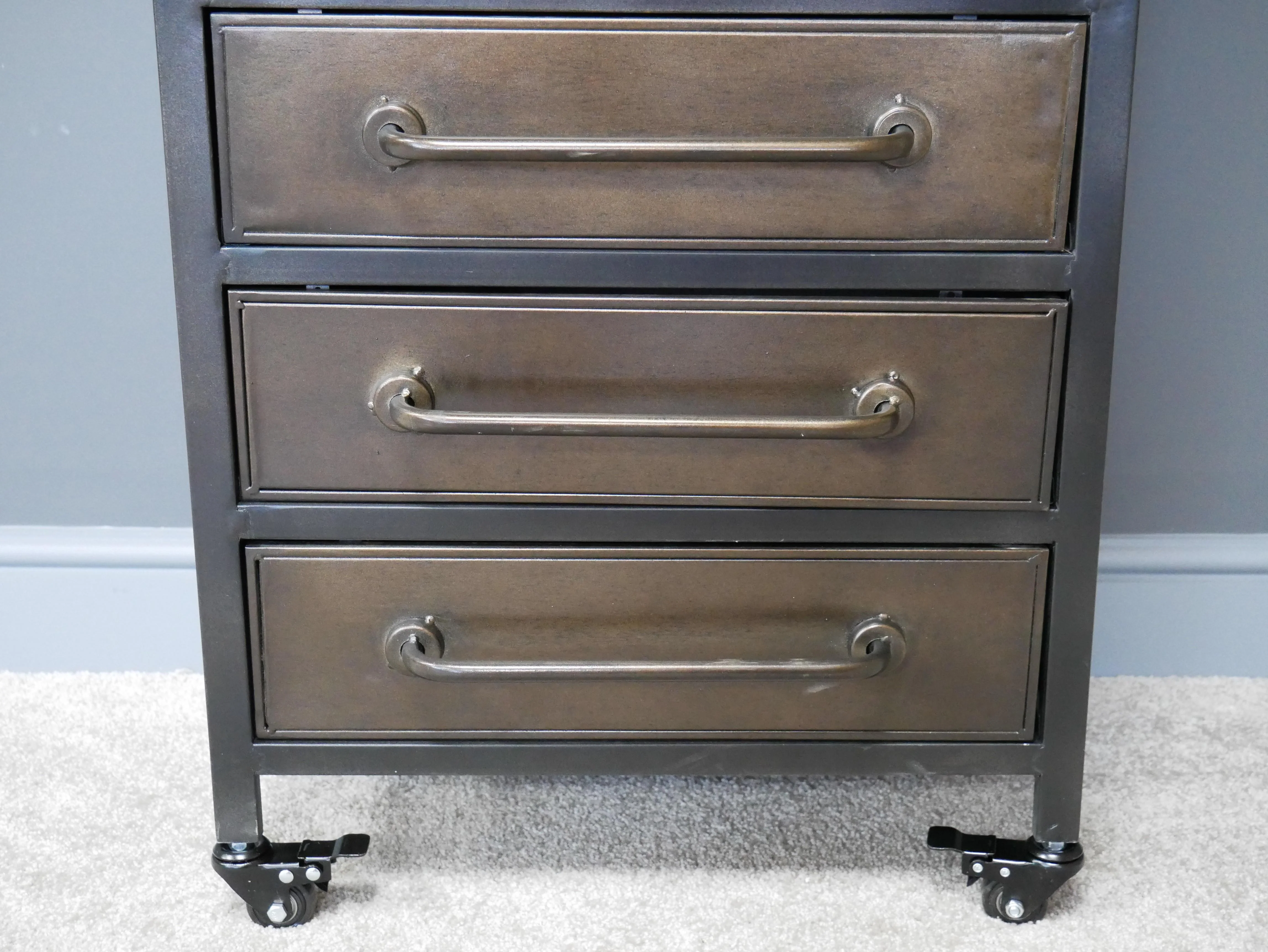Industrial Cabinet with Glass Doors - Image 6