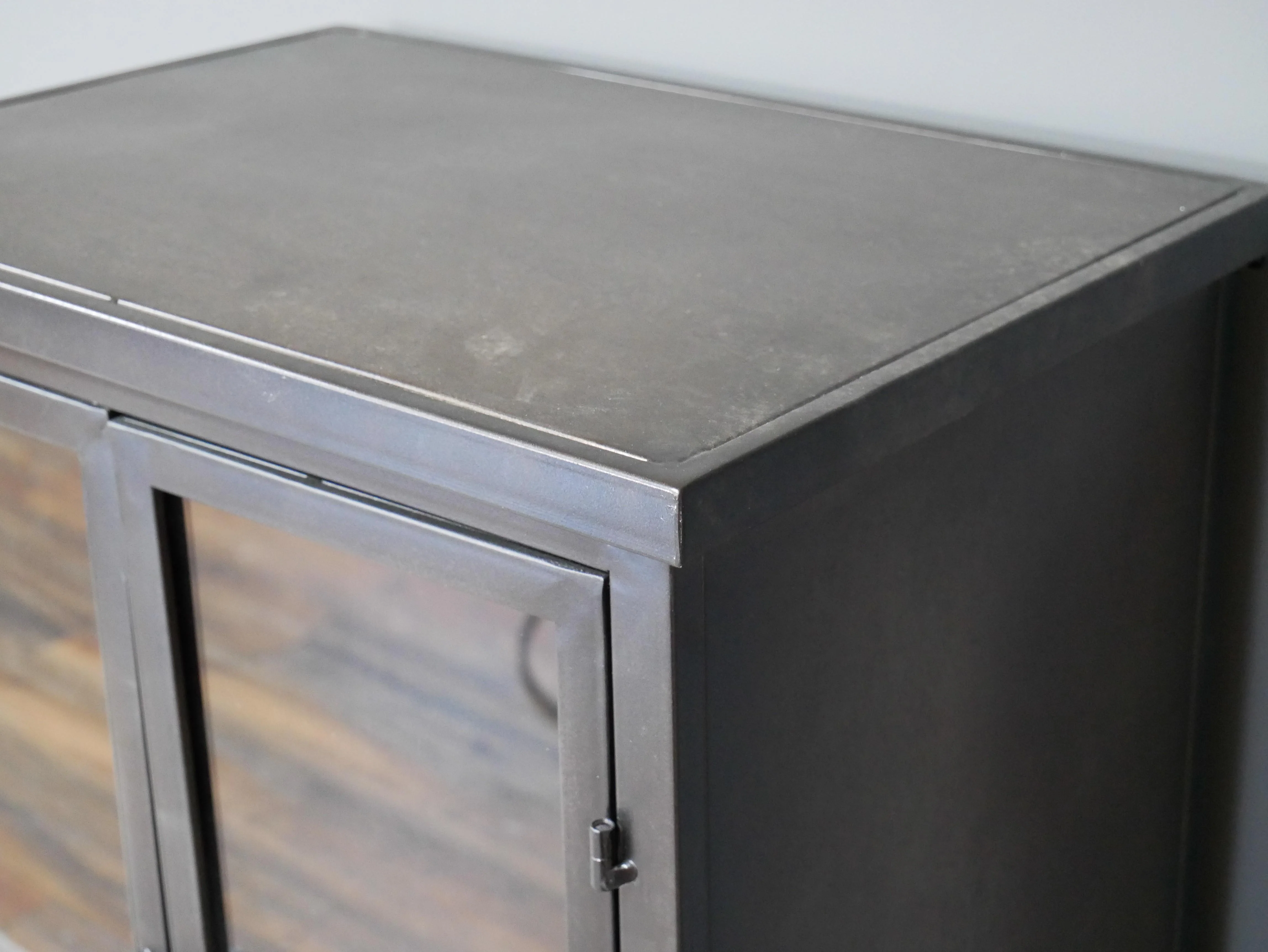Industrial Cabinet with Glass Doors - Image 7
