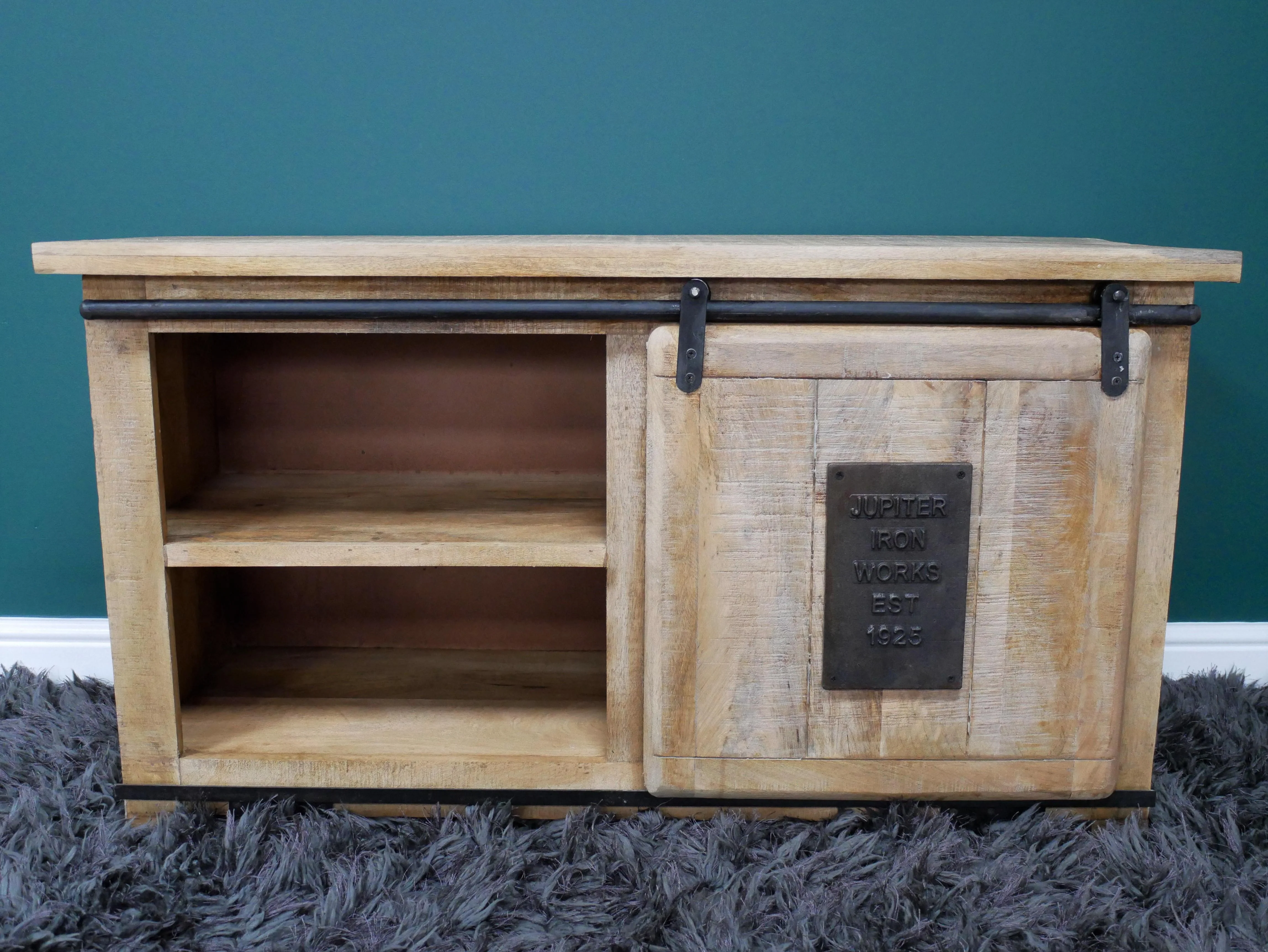 Industrial TV Cabinet Sliding Door - Image 5