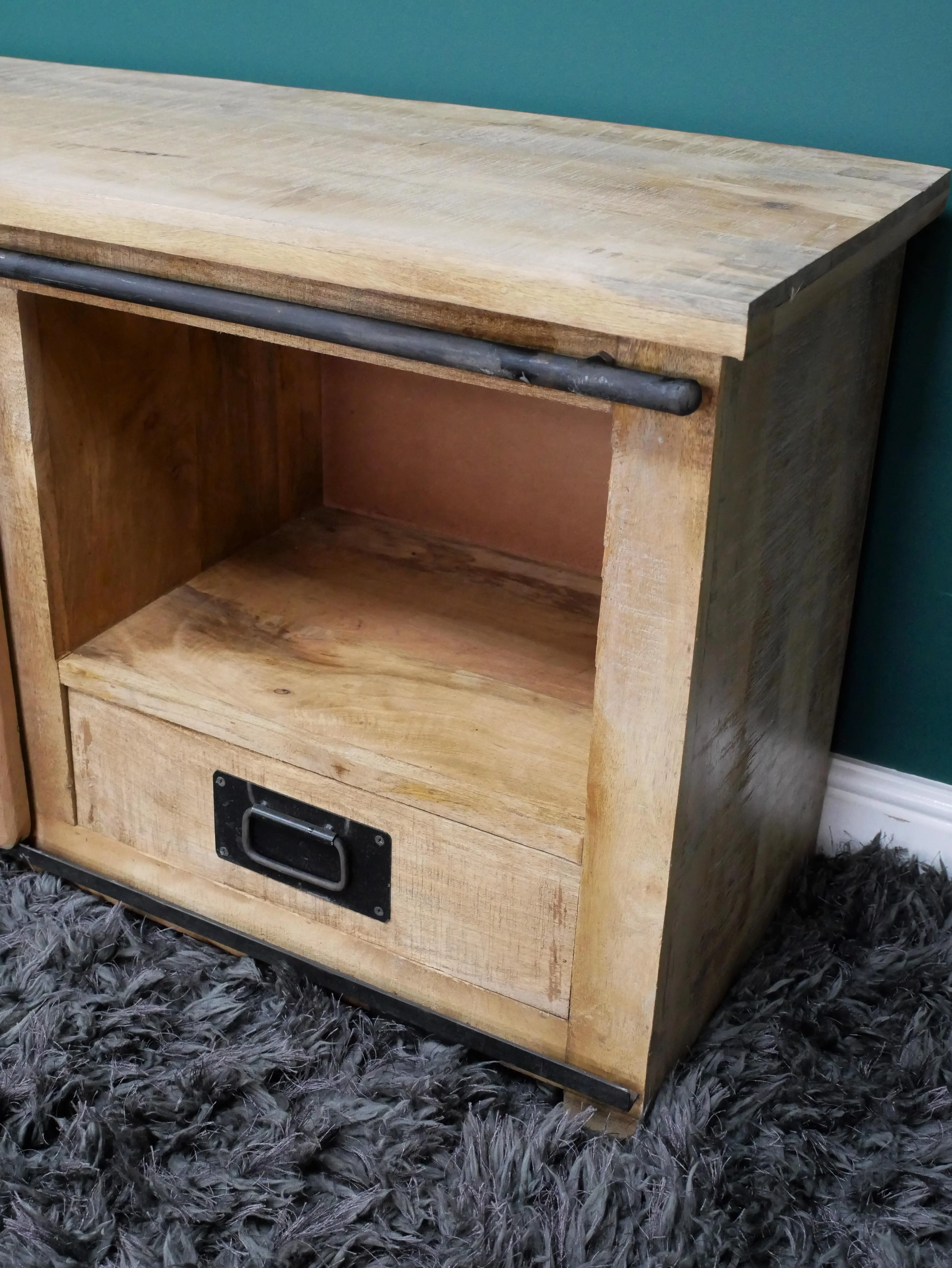Industrial TV Cabinet Sliding Door - Image 6