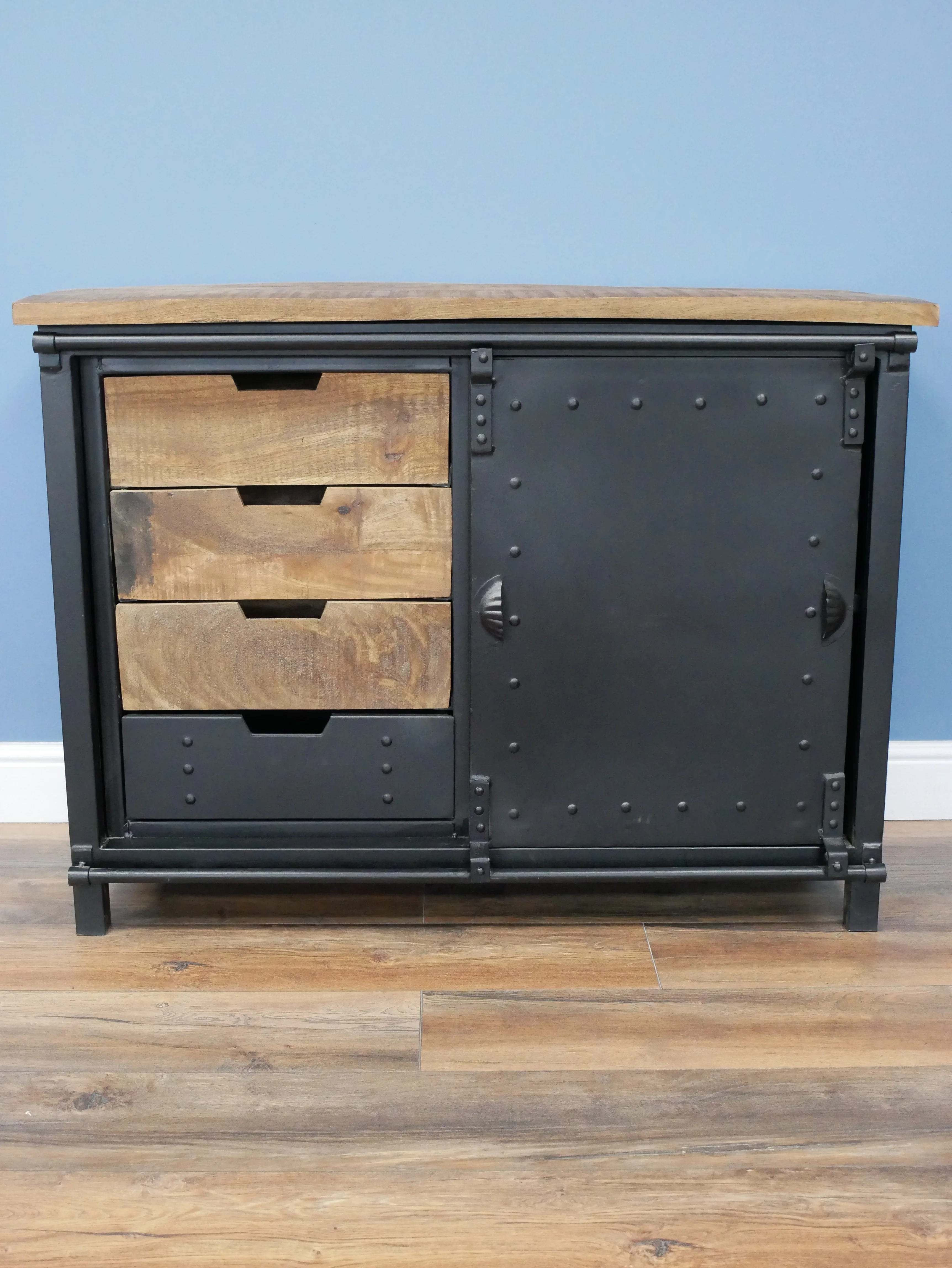 Industrial Cabinet sliding Door Metal - Back In stock - Image 2