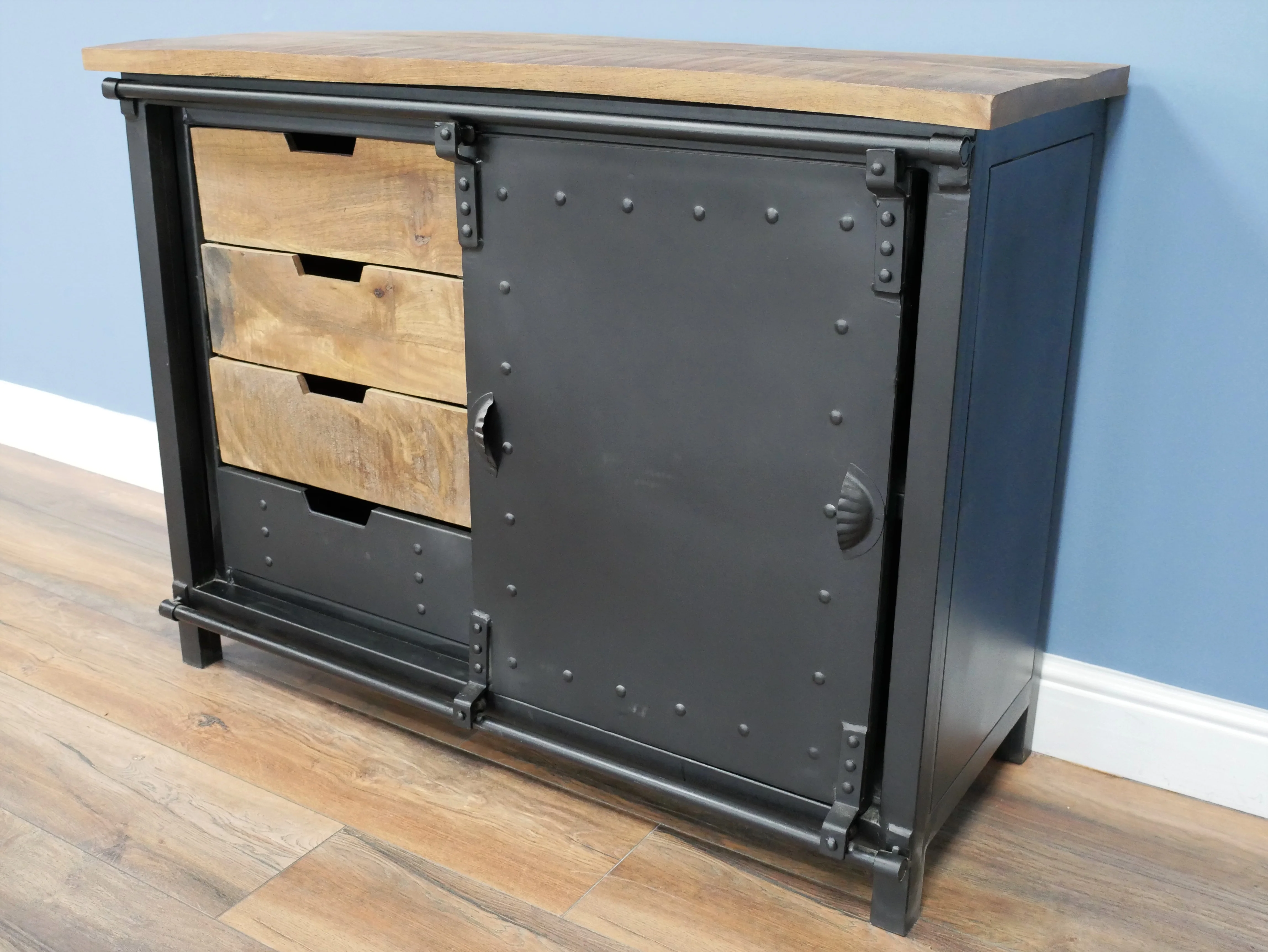 Industrial Cabinet sliding Door Metal - Back In stock - Image 3