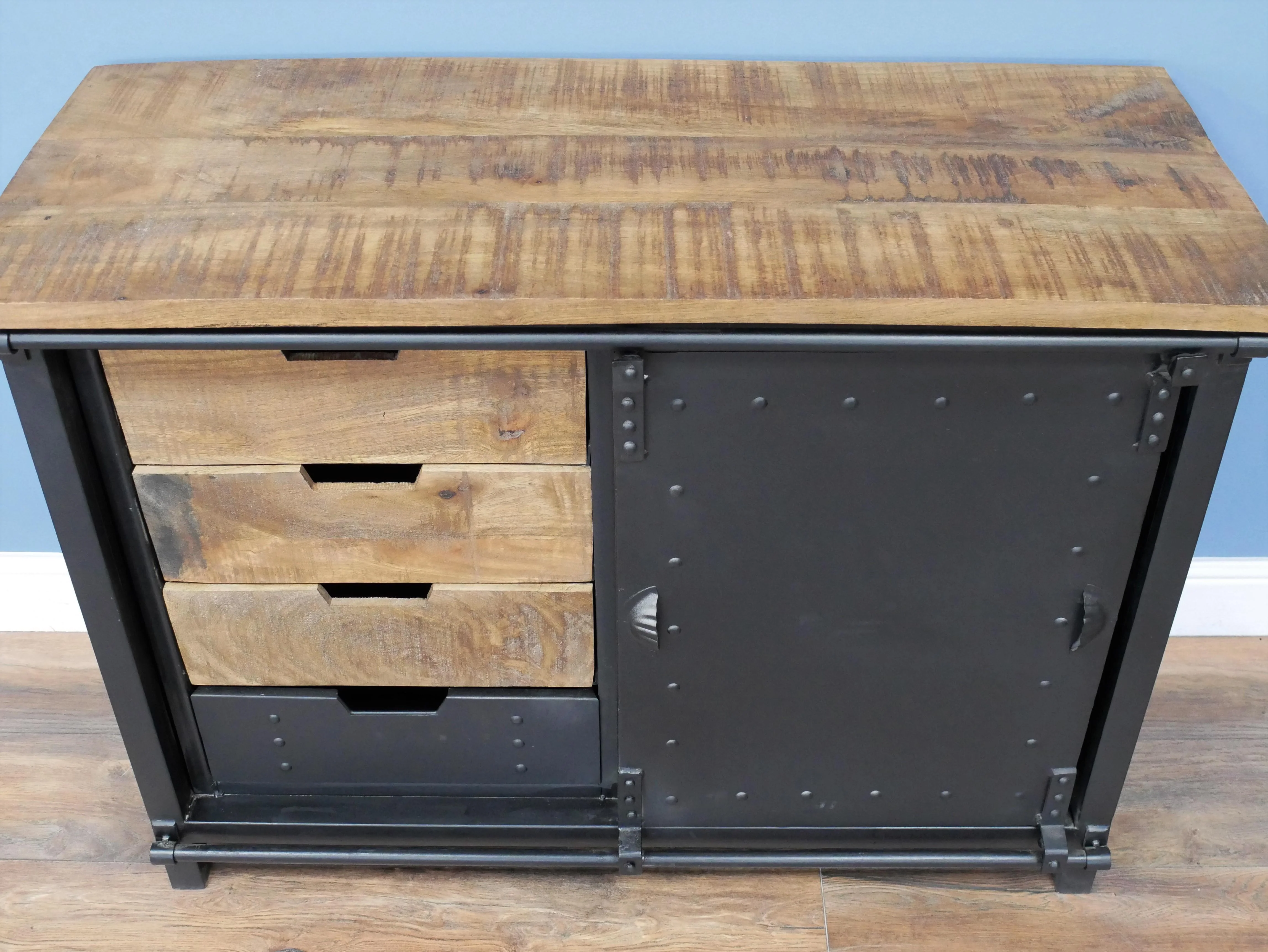 Industrial Cabinet sliding Door Metal - Back In stock - Image 4