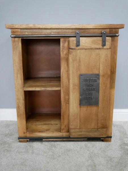 Industrial Cabinet with sliding door- Back In Stock - Image 4