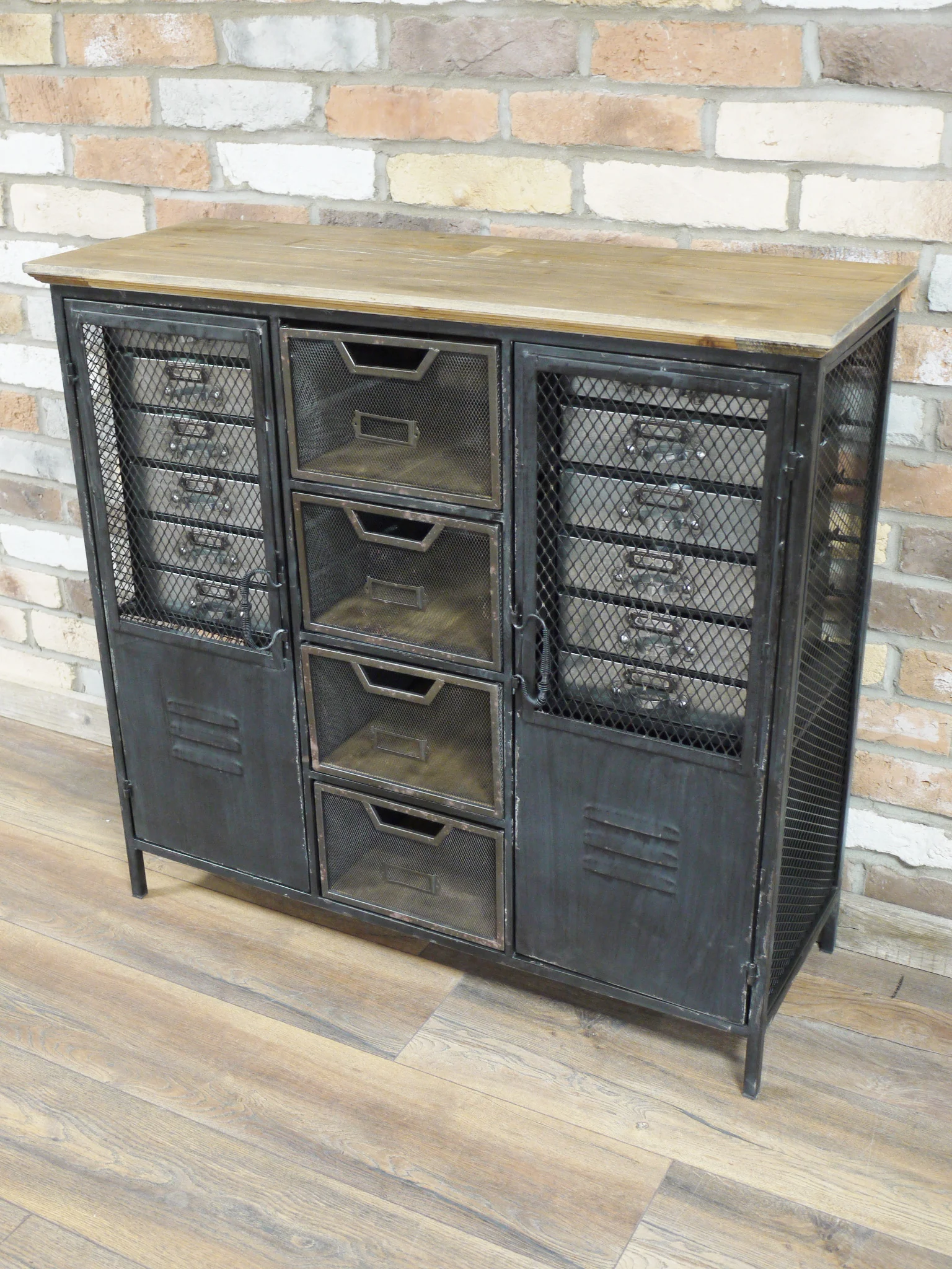Industrial Cabinet with metal drawers - Image 2