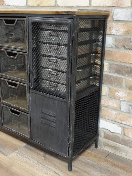 Industrial Cabinet with metal drawers - Image 4
