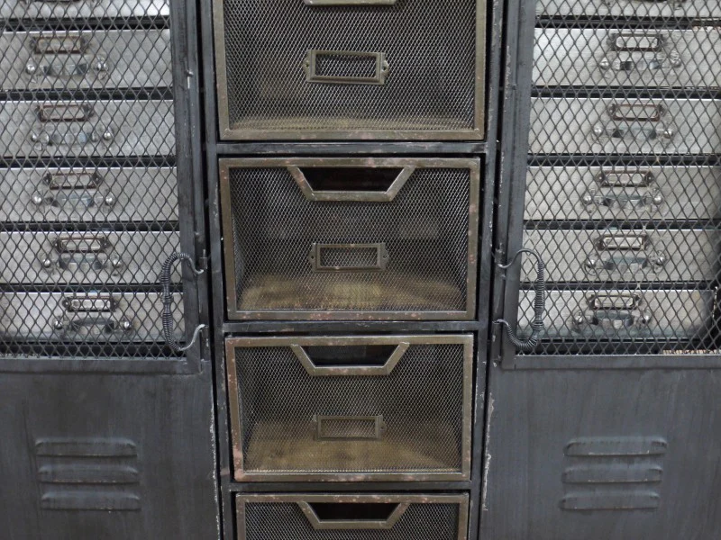 Industrial Cabinet with metal drawers - Image 6