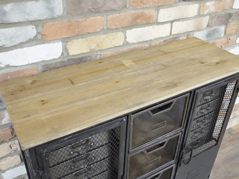 Industrial Cabinet with metal drawers - Image 7