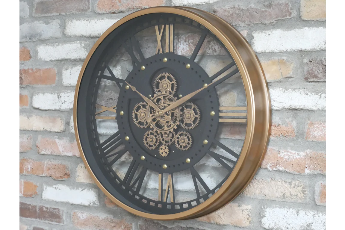 Industrial Clock with Cogs - Image 2