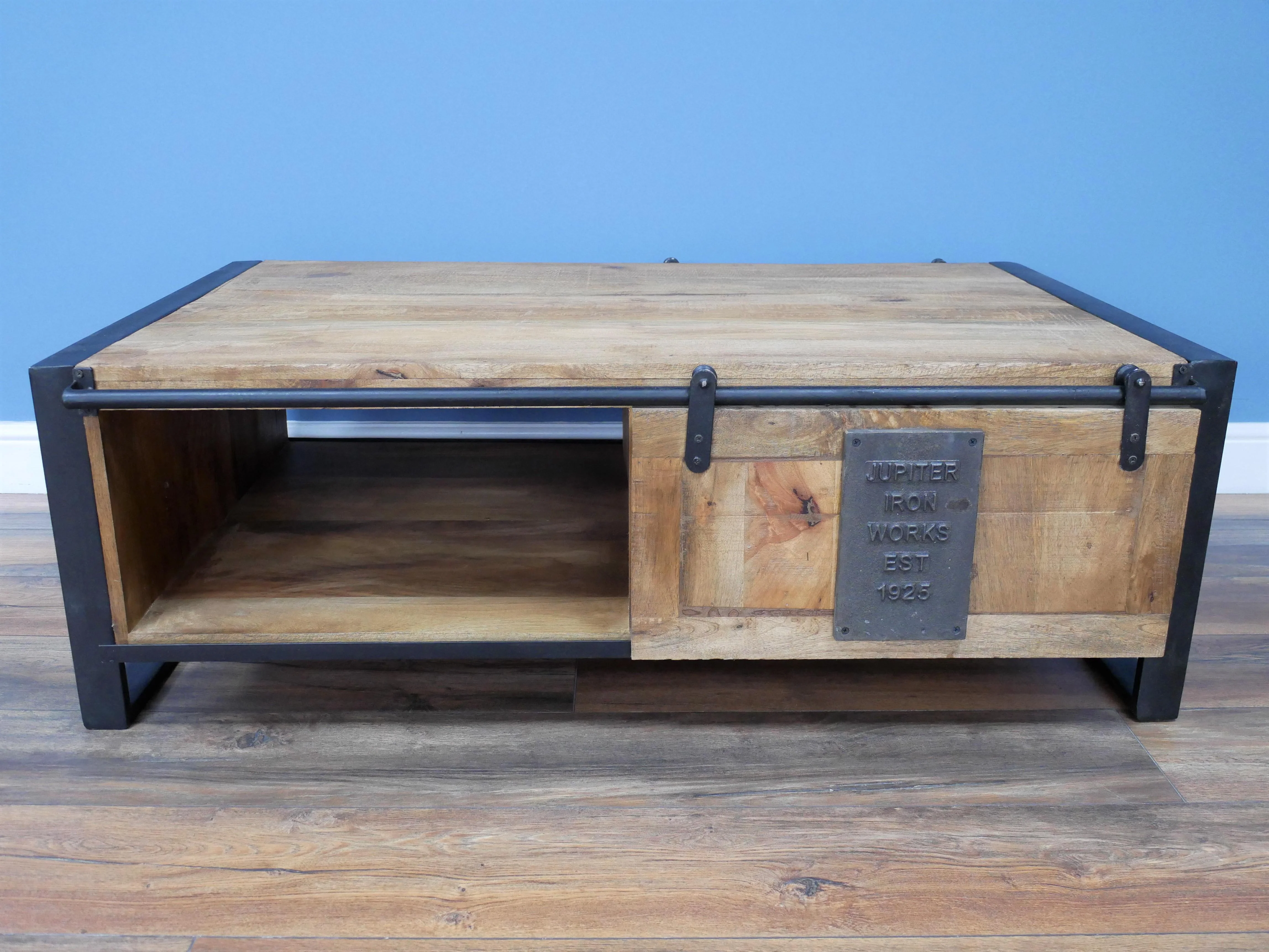 Industrial Coffee Table Sliding Door - Back in stock - Image 5
