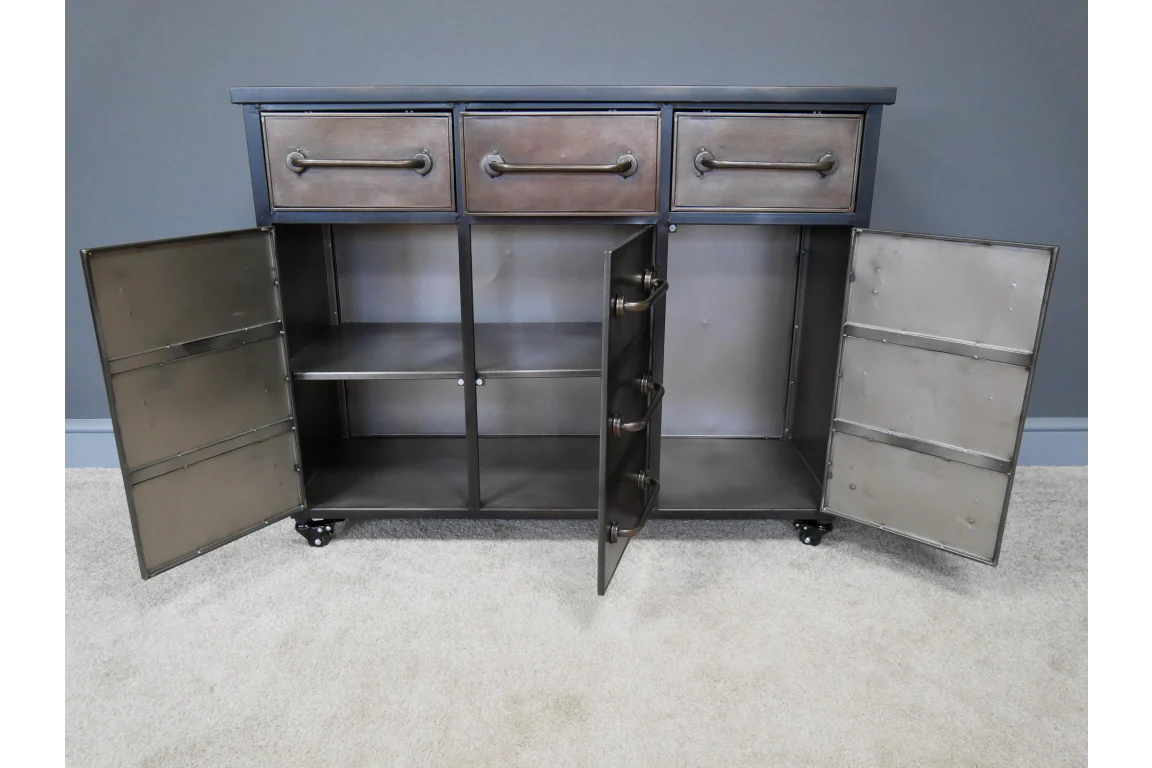 Industrial Metal Cabinet - Image 4