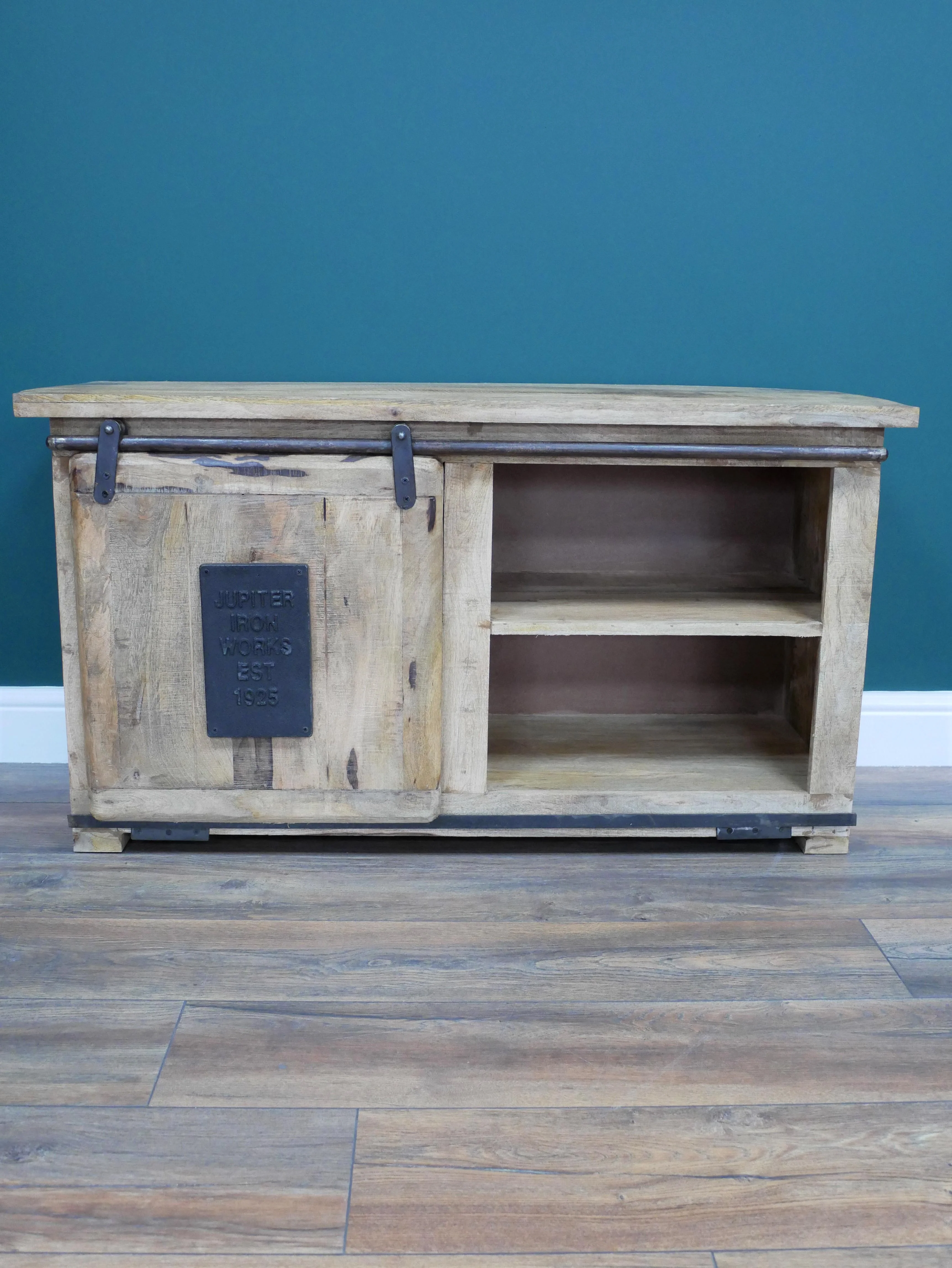 Industrial Media Cabinet Small Sliding Door - Image 6