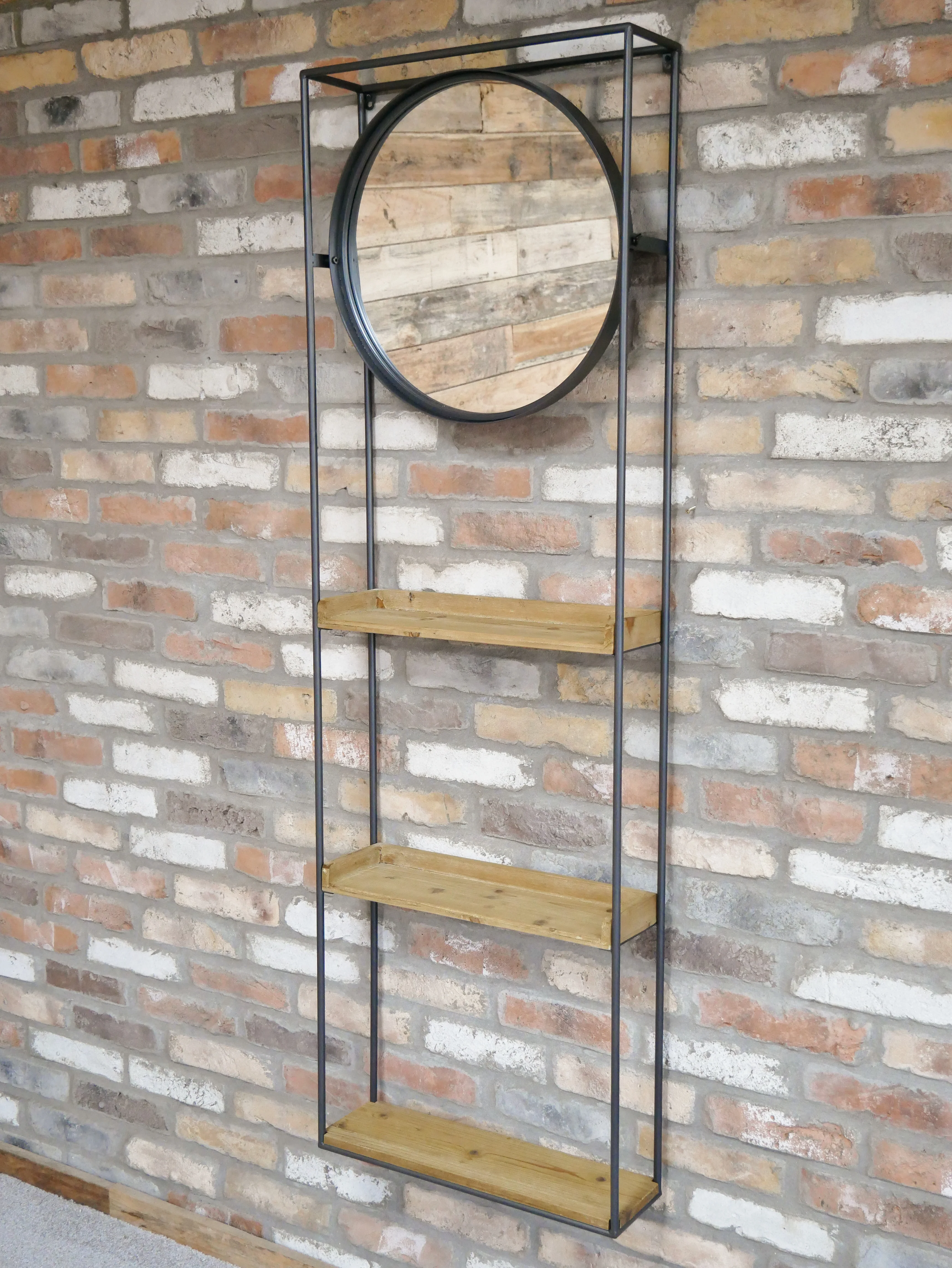 Industrial Wall Unit with mirror - Image 2