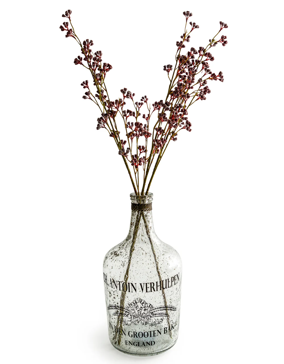 Large Bubbled Glass "Antoin Verhulpen" Bottle / Vase - Image 2
