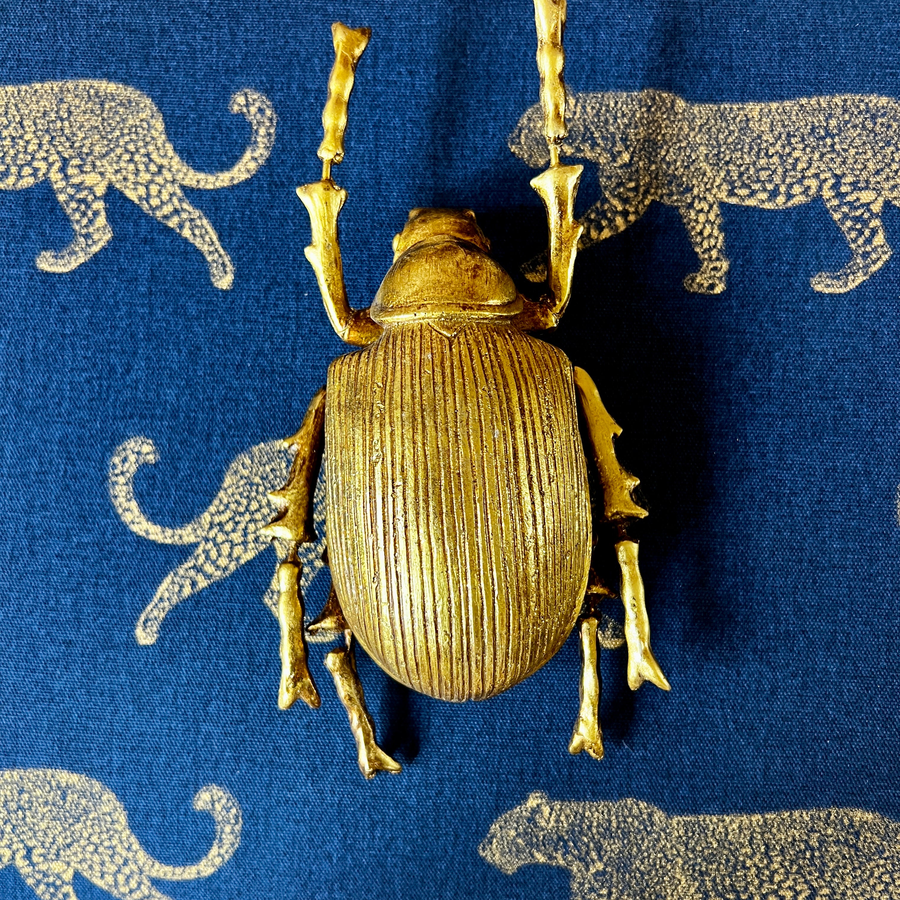 Gold Beetle Wall Decor - Image 2