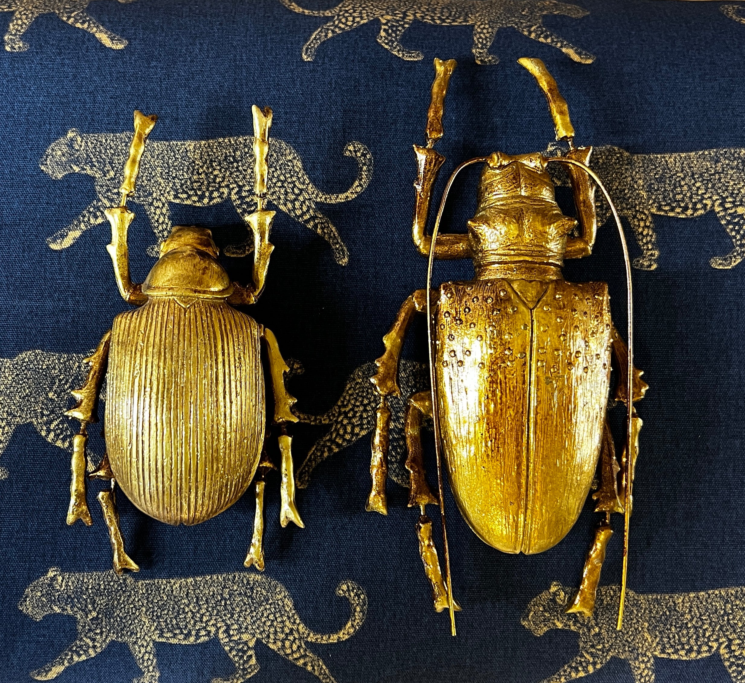 Large Gold Beetle Wall Decor - Image 3