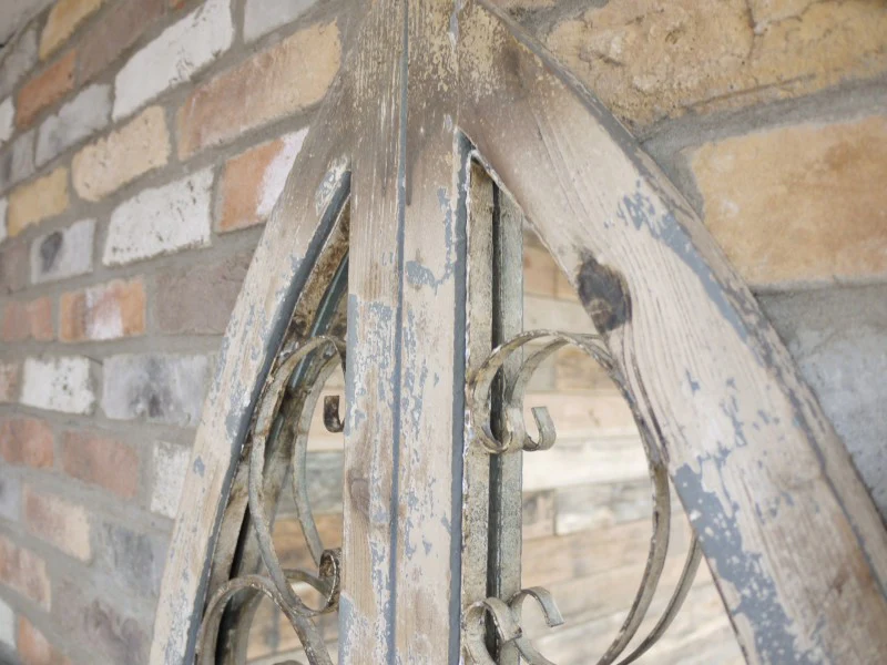 Large Rustic Door Mirror - Image 3