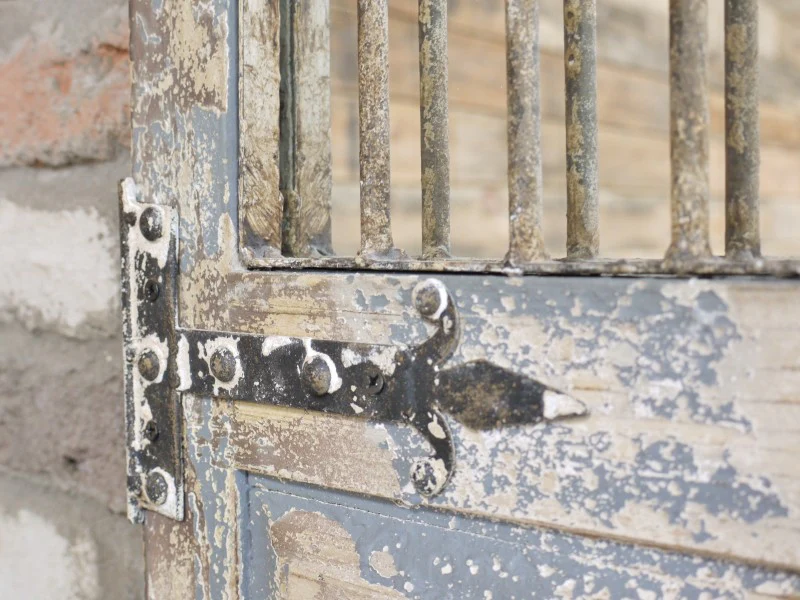 Large Rustic Door Mirror - Image 7