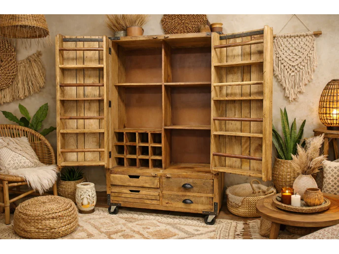 Large Larder Storage Cabinet - Back In Stock