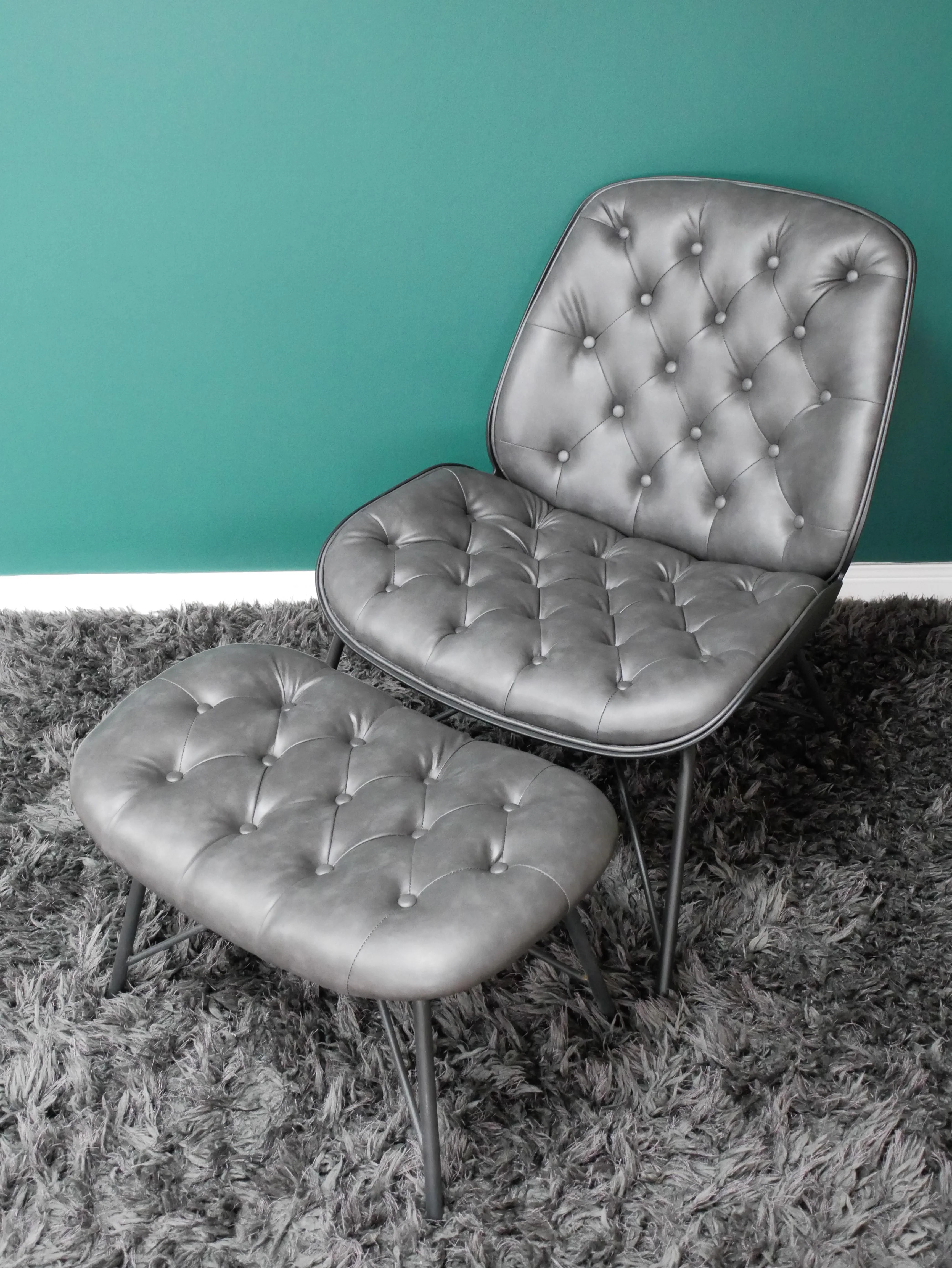 Lazy Chair & Foot Stool - Image 5