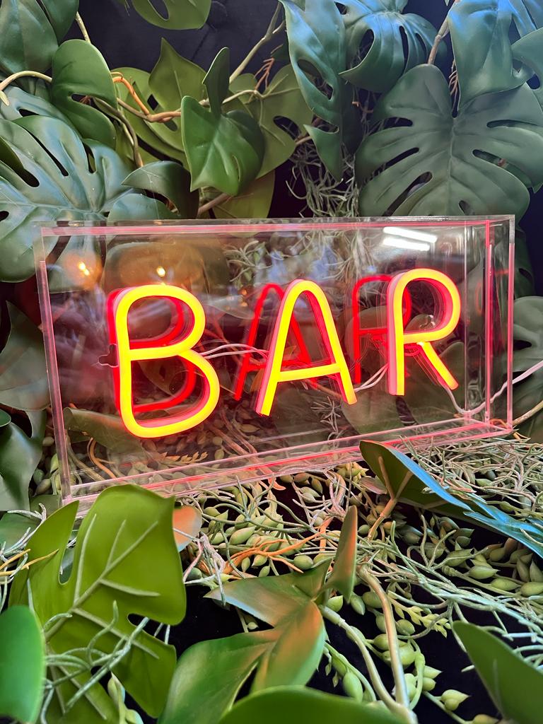 LED Neon Acrylic Light Box - BAR - Image 4
