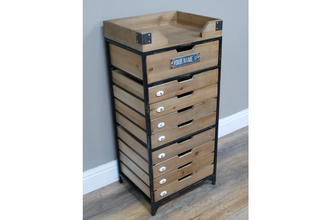 Multi Drawer Cabinet with Letters - Image 2