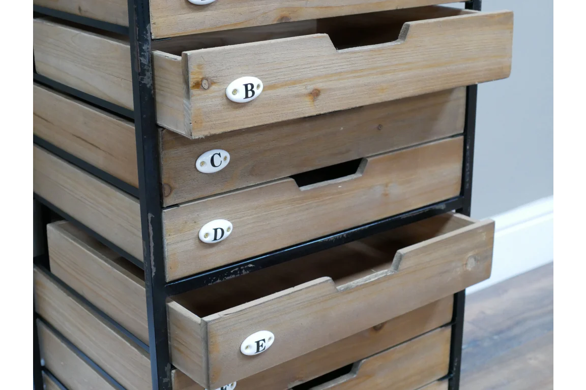 Multi Drawer Cabinet with Letters - Image 3