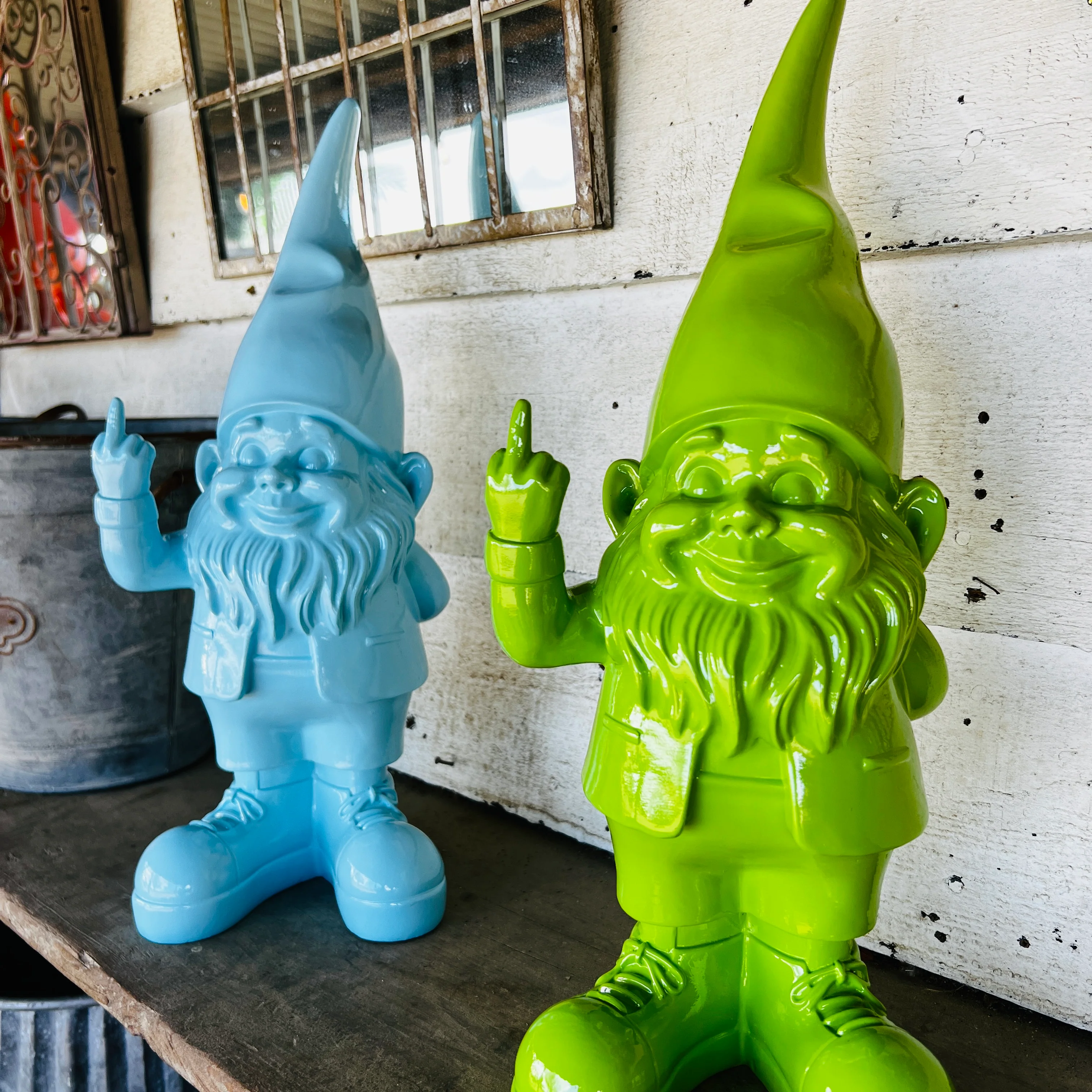 Naughty Gnome - Bright Green - Image 2