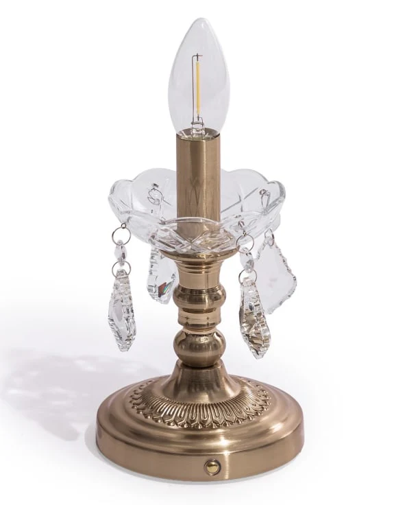 Ornate Rechargeable Chandelier Style Lamp
