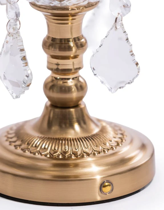 Ornate Rechargeable Chandelier Style Lamp - Image 2